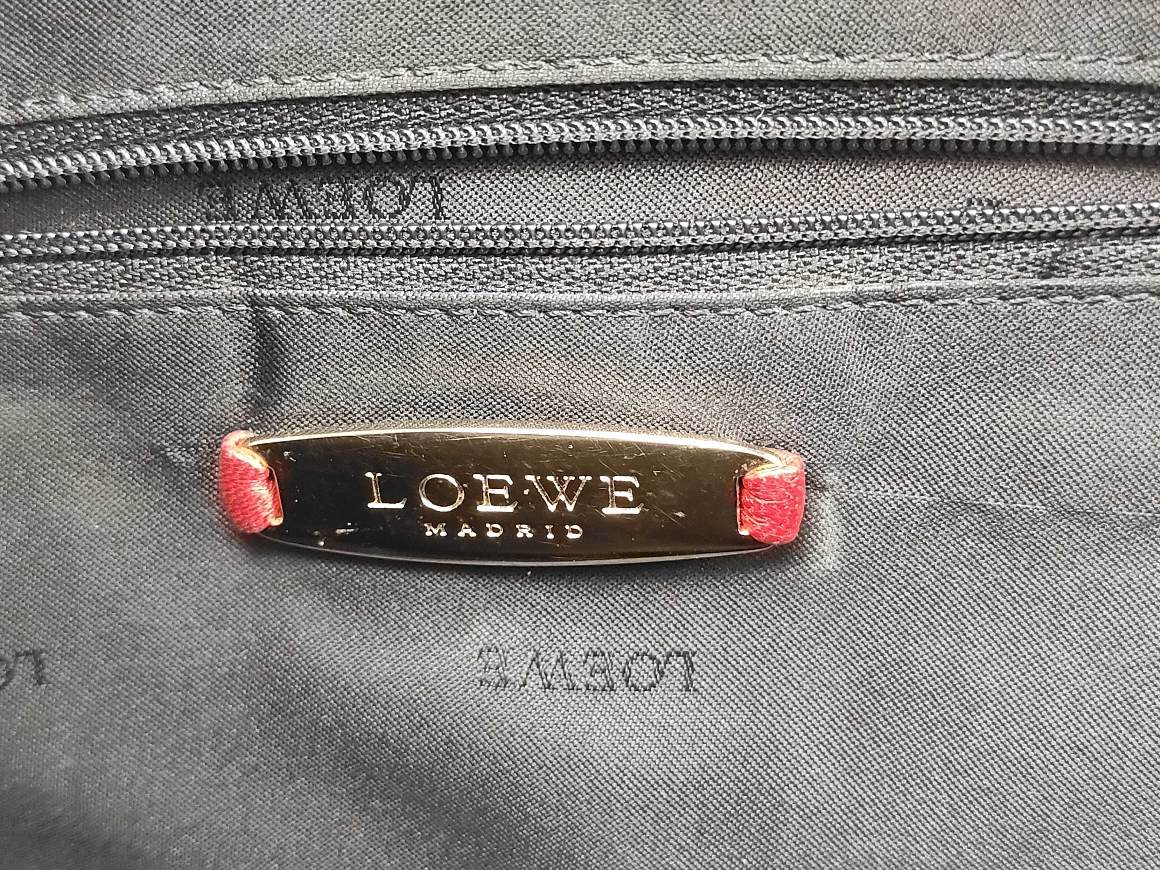 Toledo Anagram 2WAY Leather Tote Bag Red Tote Bag — view 15