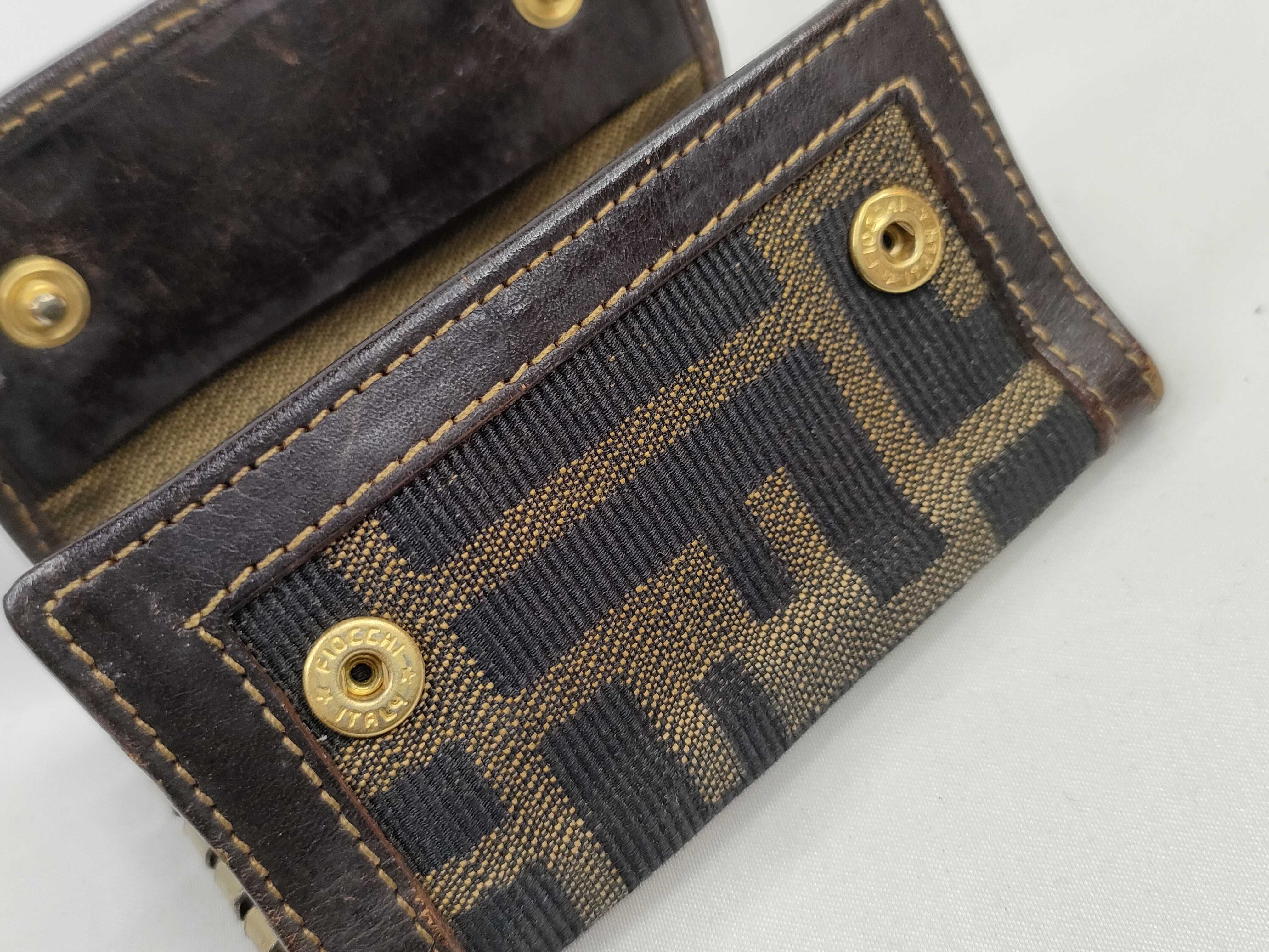Zucca pattern Fendi Macadam key case — view 12