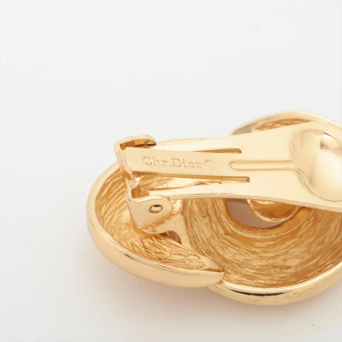 Earrings (Pair) GP Gold, Dents, — view 5