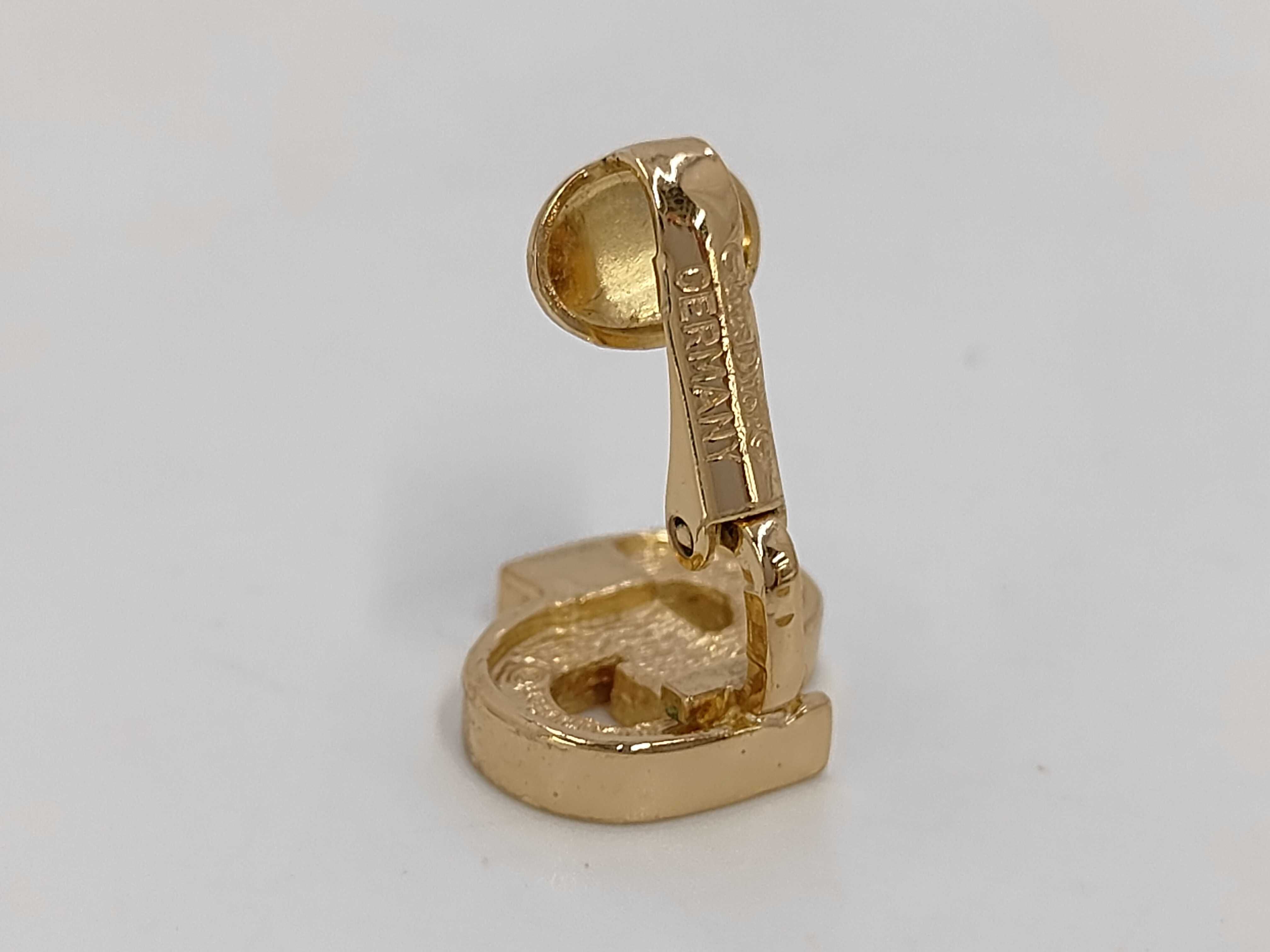 Bijou CD Logo Gold Color Earrings Accessories Earrings — view 5