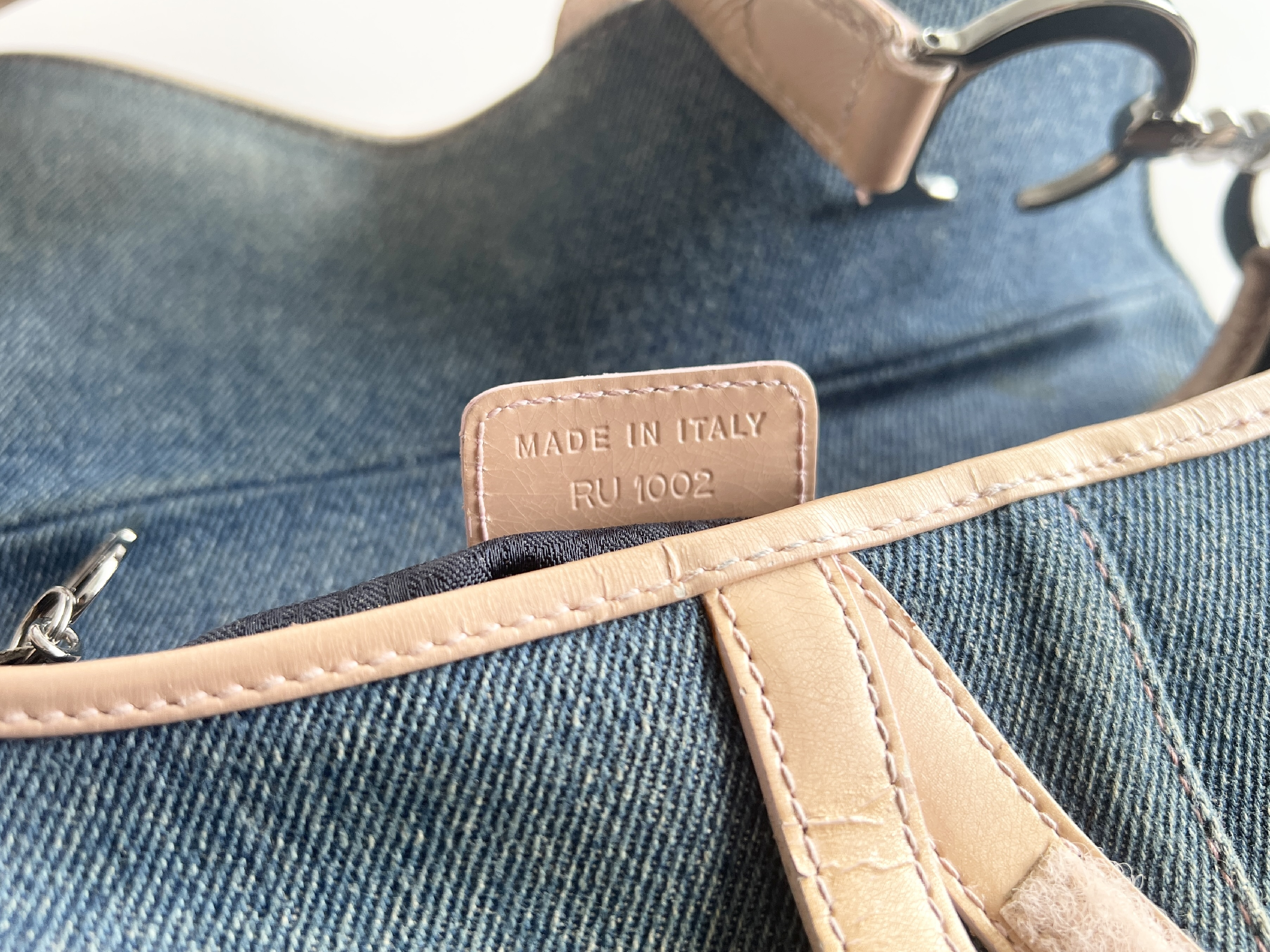 Christian Dior Denim Saddle Trotter Shoulder Bag Handbag — view 7