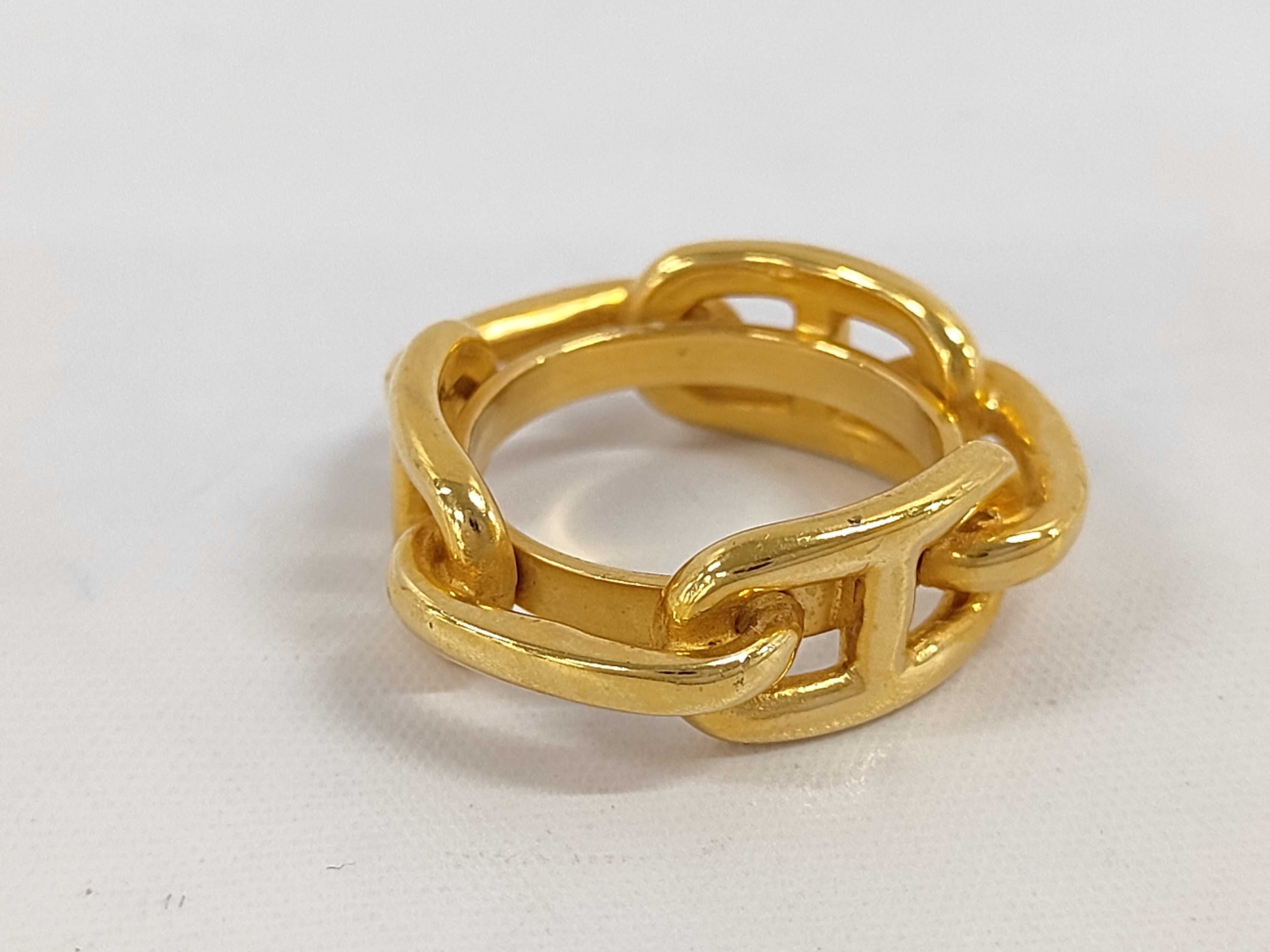 Chaine d'Ancre Scarf Ring, Gold, Other Accessories — view 2