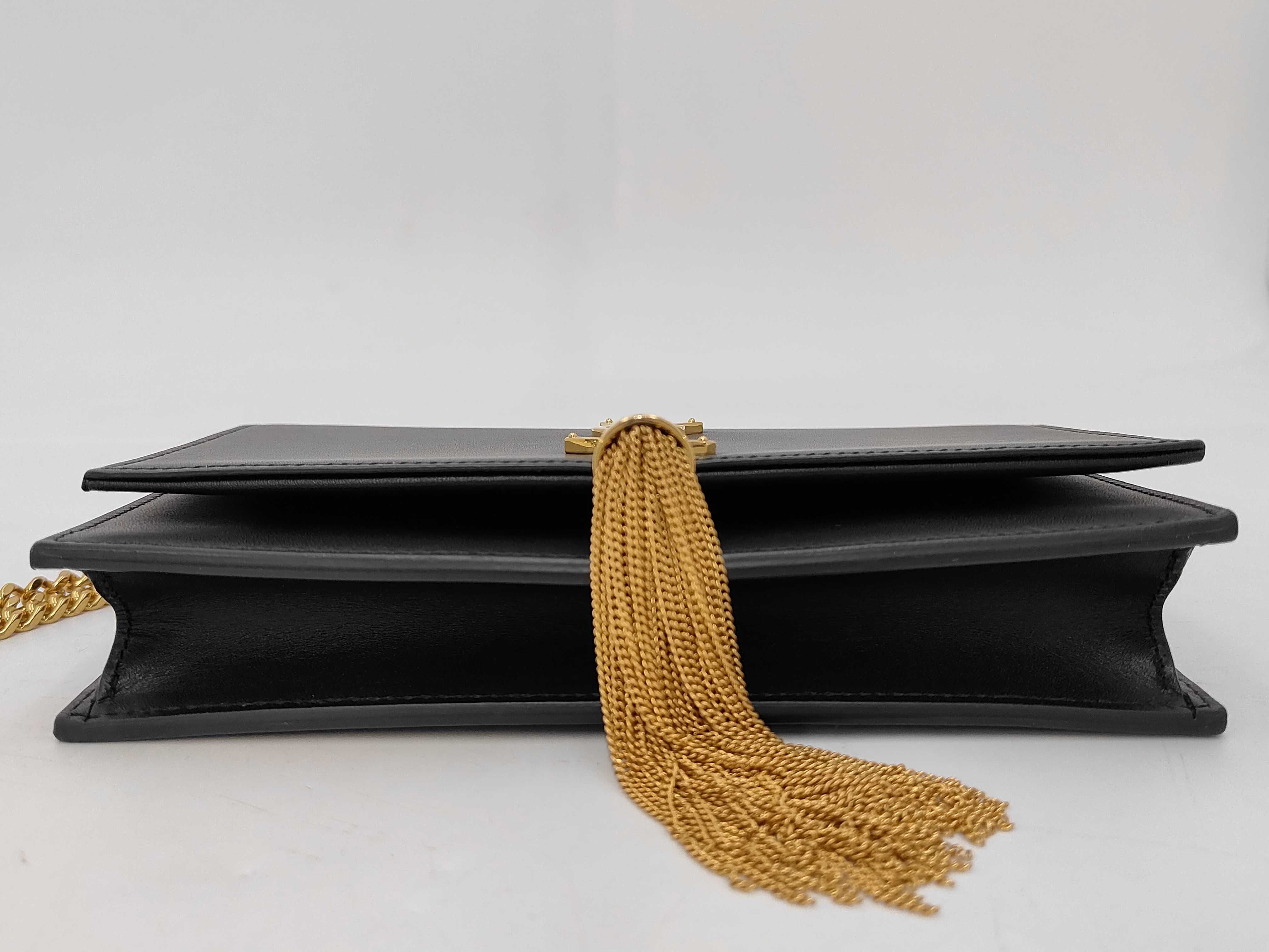 Kate Tassel Chain Black Shoulder Bag — view 7