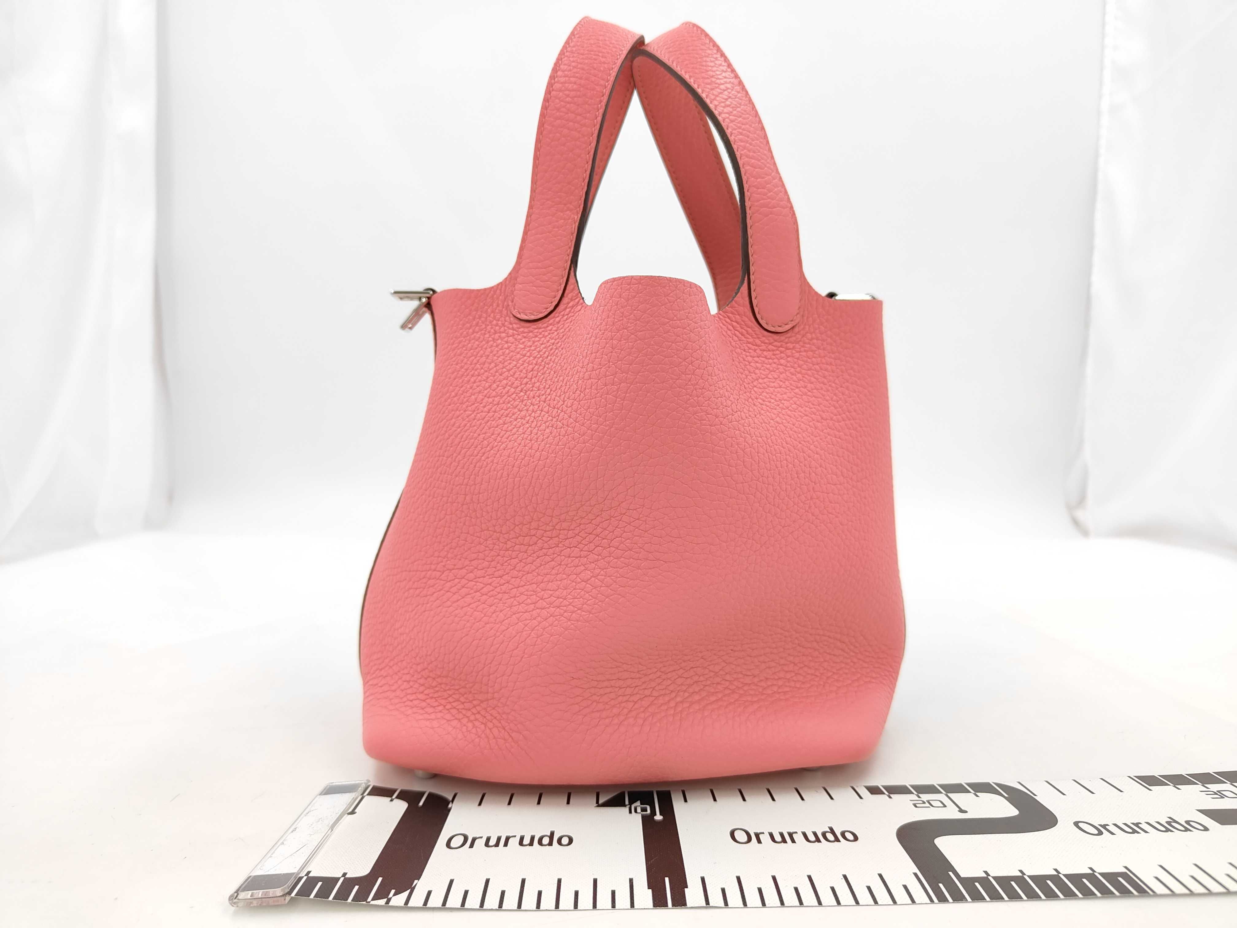 Picotin Lock PM Pink Handbag (Stamped D) — view 2
