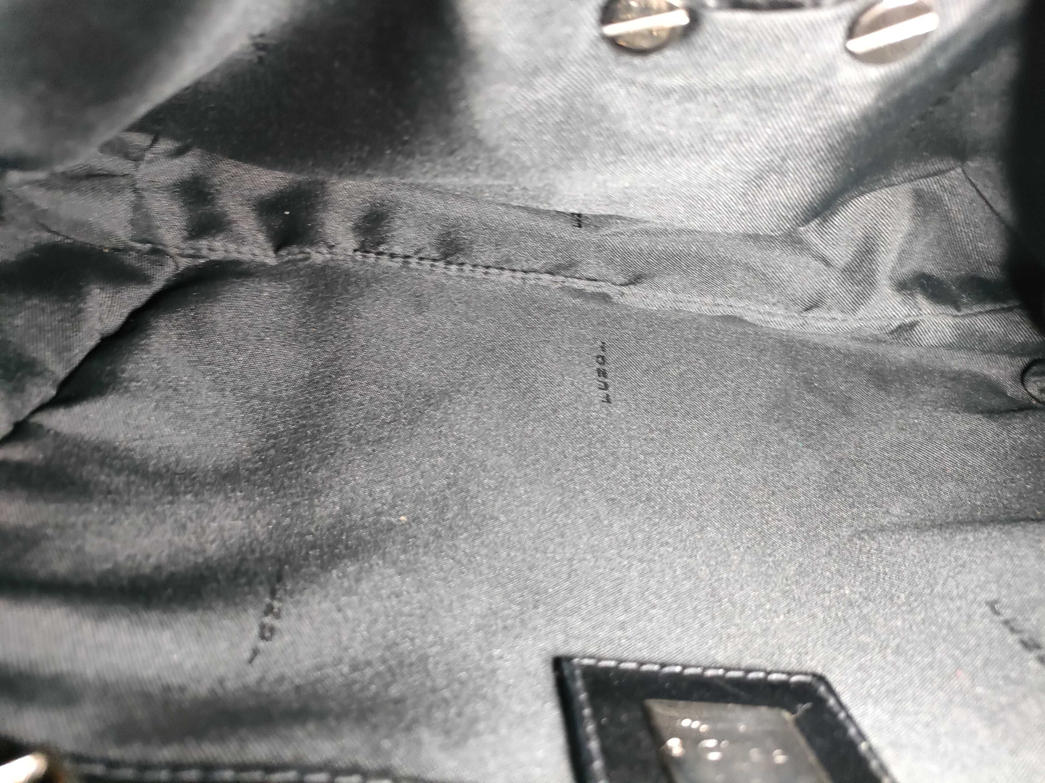 Fur Tote Bag, Black Handbag — view 9