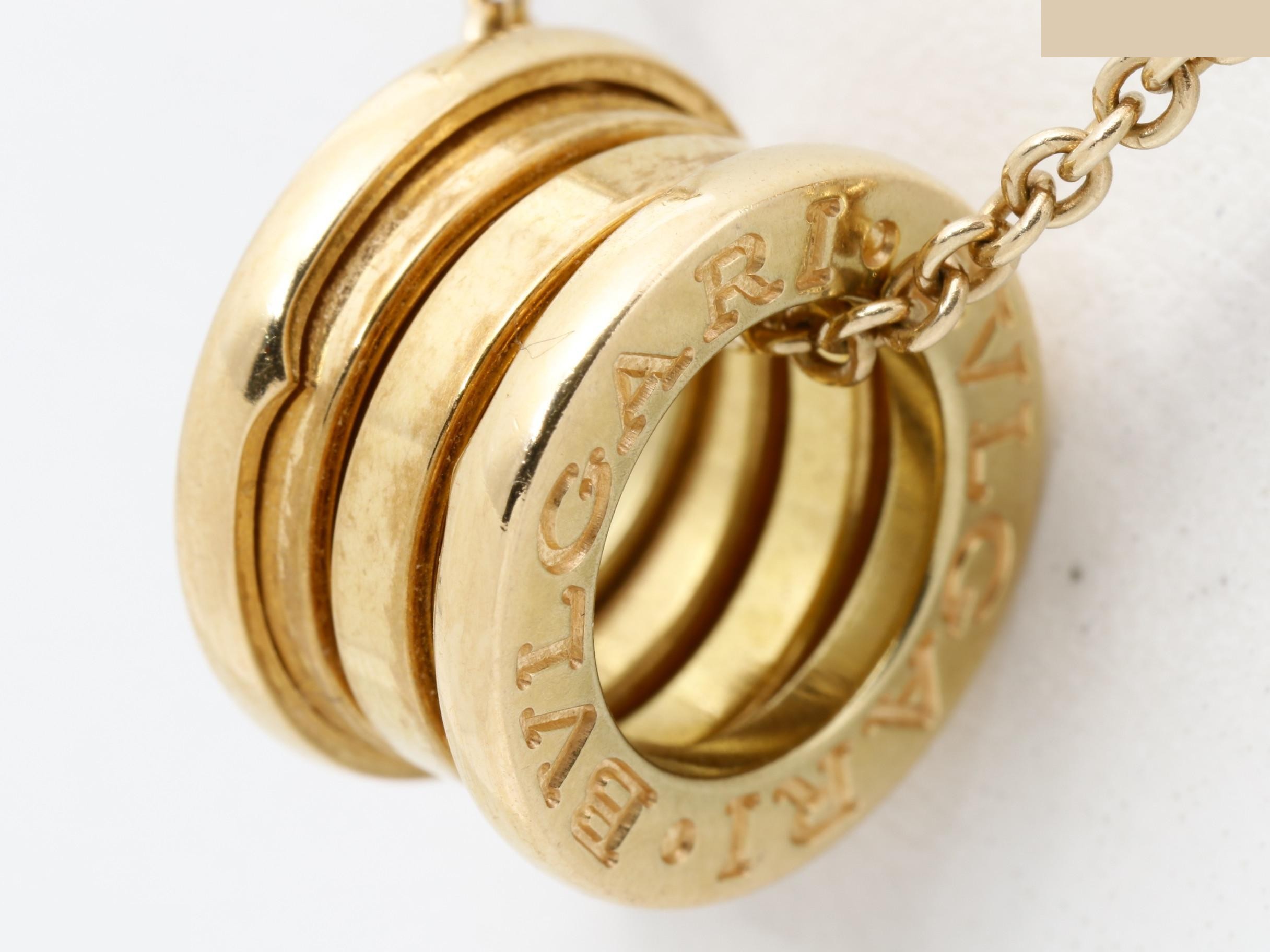 K18 13.8g PG B.zero1 Necklace, Chain approx. 46cm — view 3