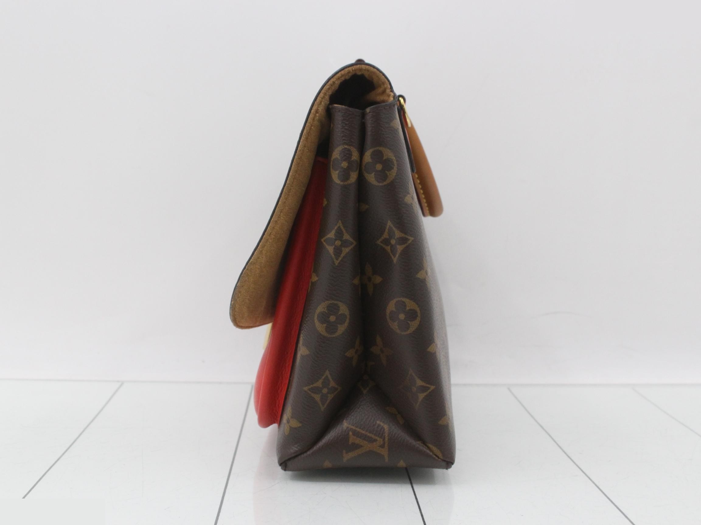 Monogram Marignan Coquelicot 2-Way Handbag — view 3