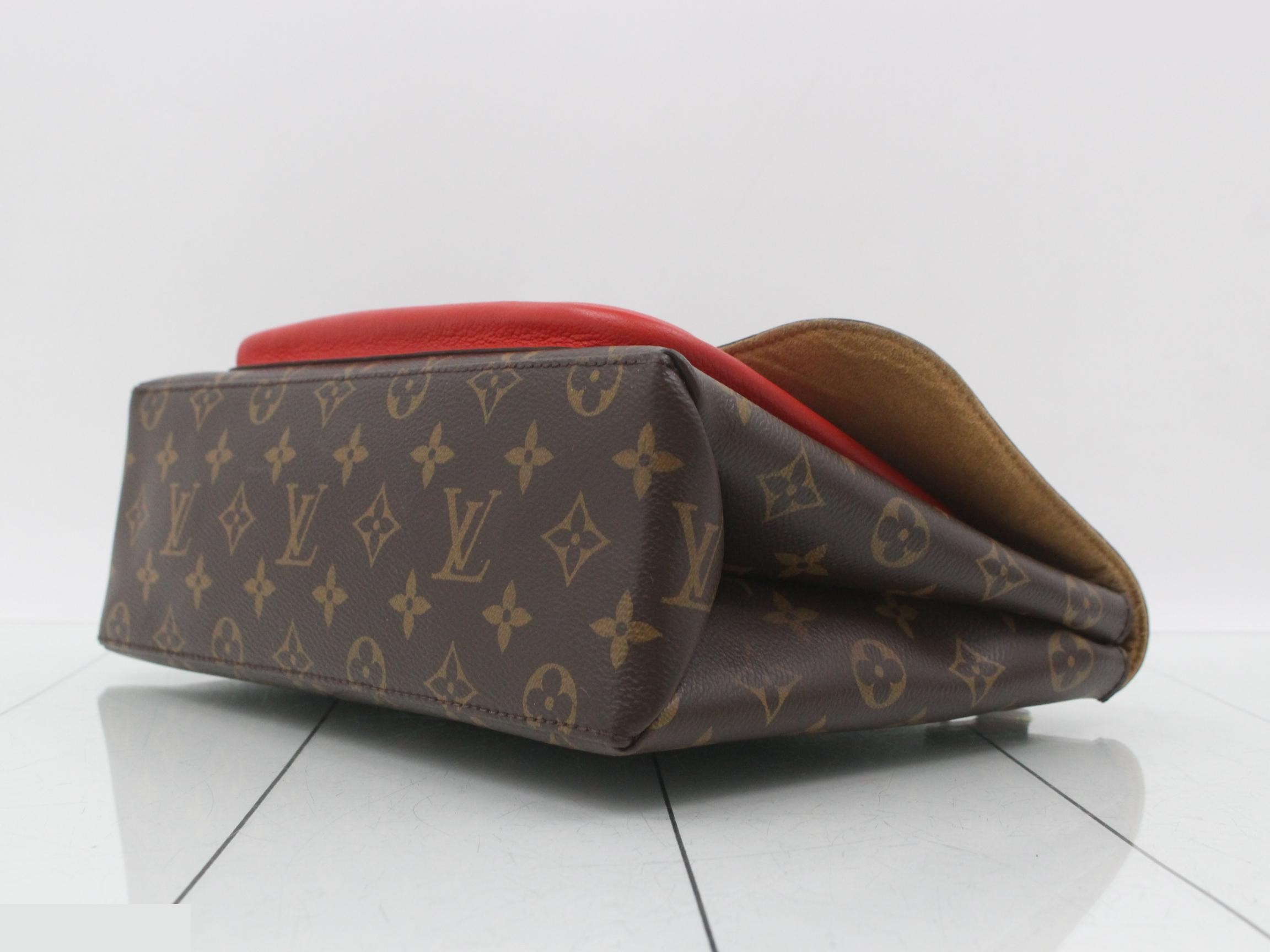 Monogram Marignan Coquelicot 2-Way Handbag — view 6