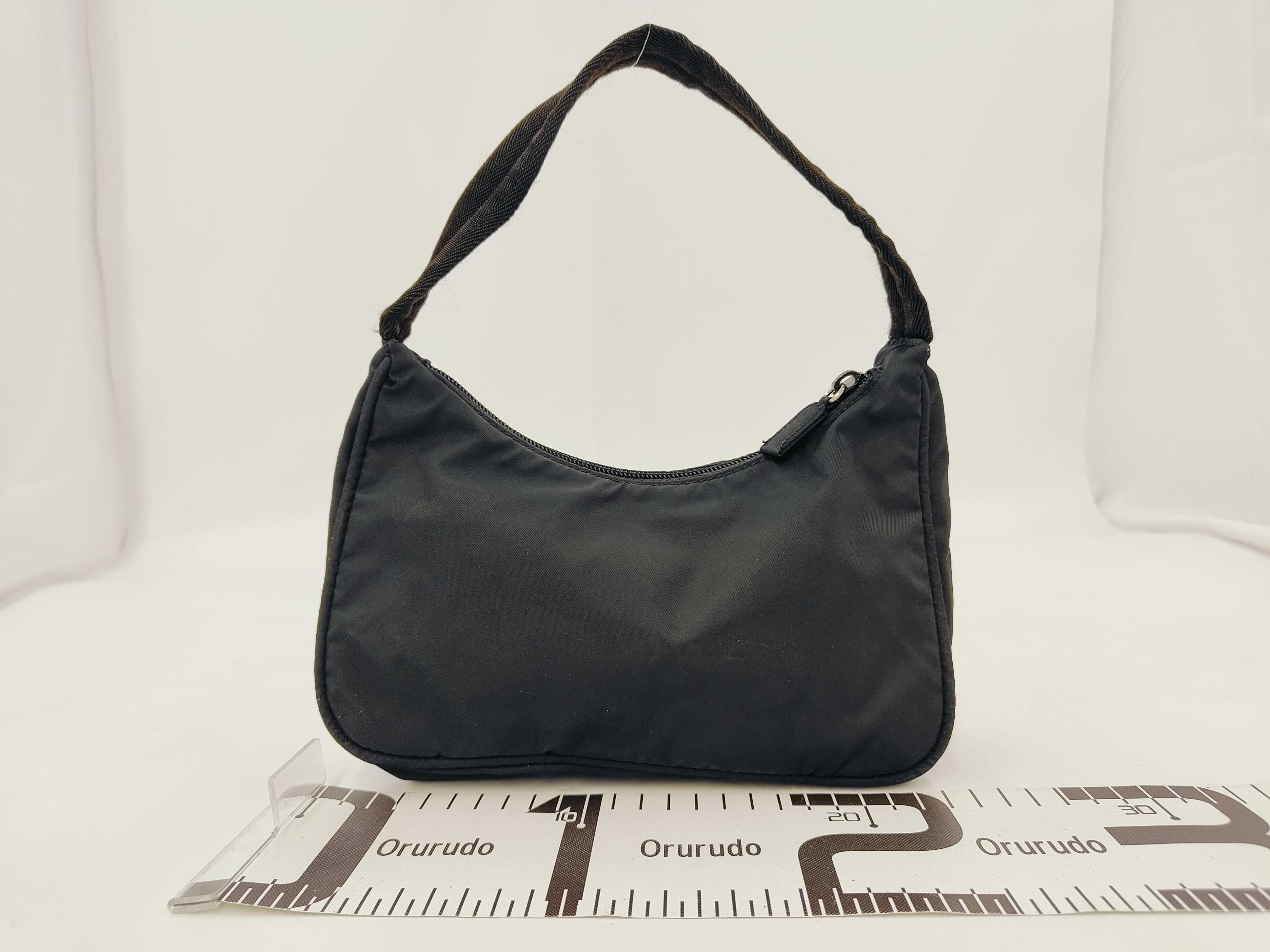 Nylon Triangle Logo Mini Handbag — view 2