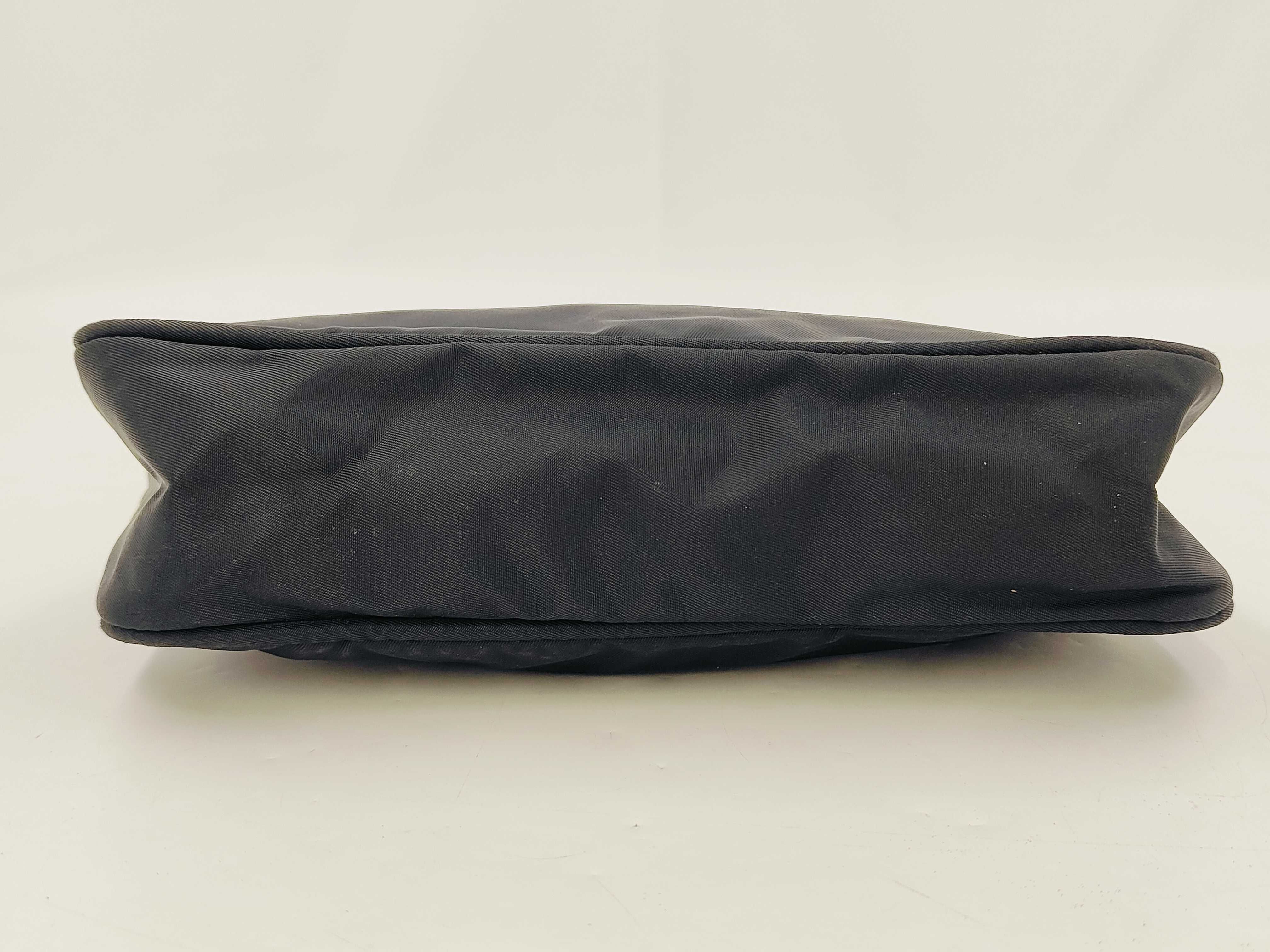 Nylon Triangle Logo Mini Handbag — view 6