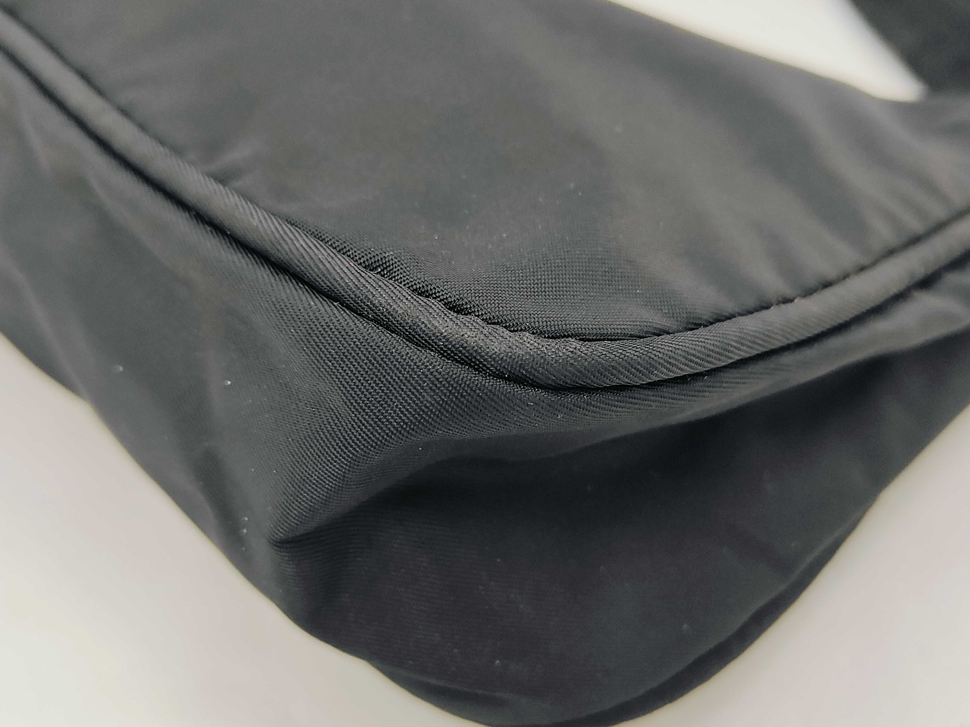 Nylon Triangle Logo Mini Handbag — view 7