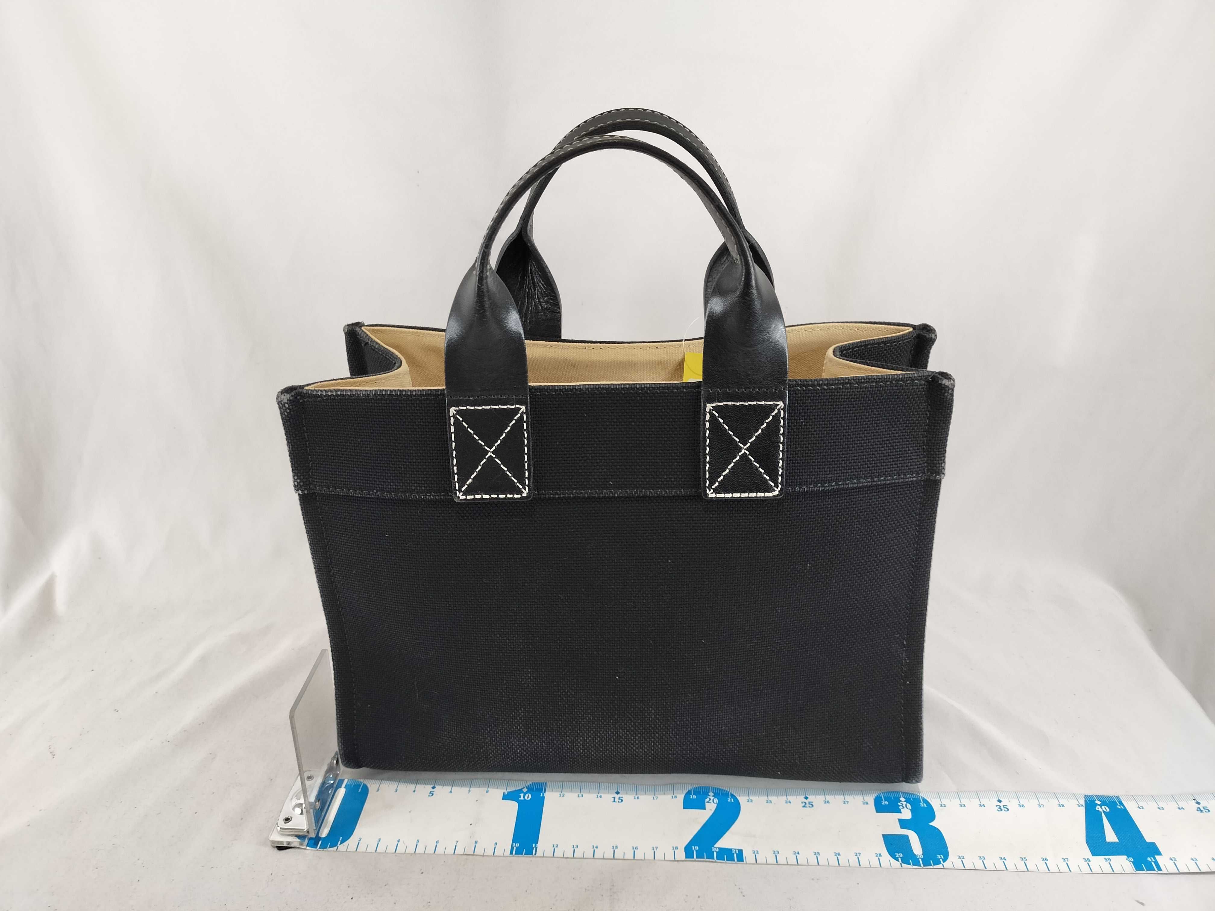 Blue Label Canvas Horse Mark Handbag — view 3