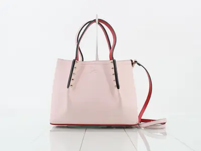 Cabaroque Mini Leather Studded 2-Way Shoulder/Handbag, Pink