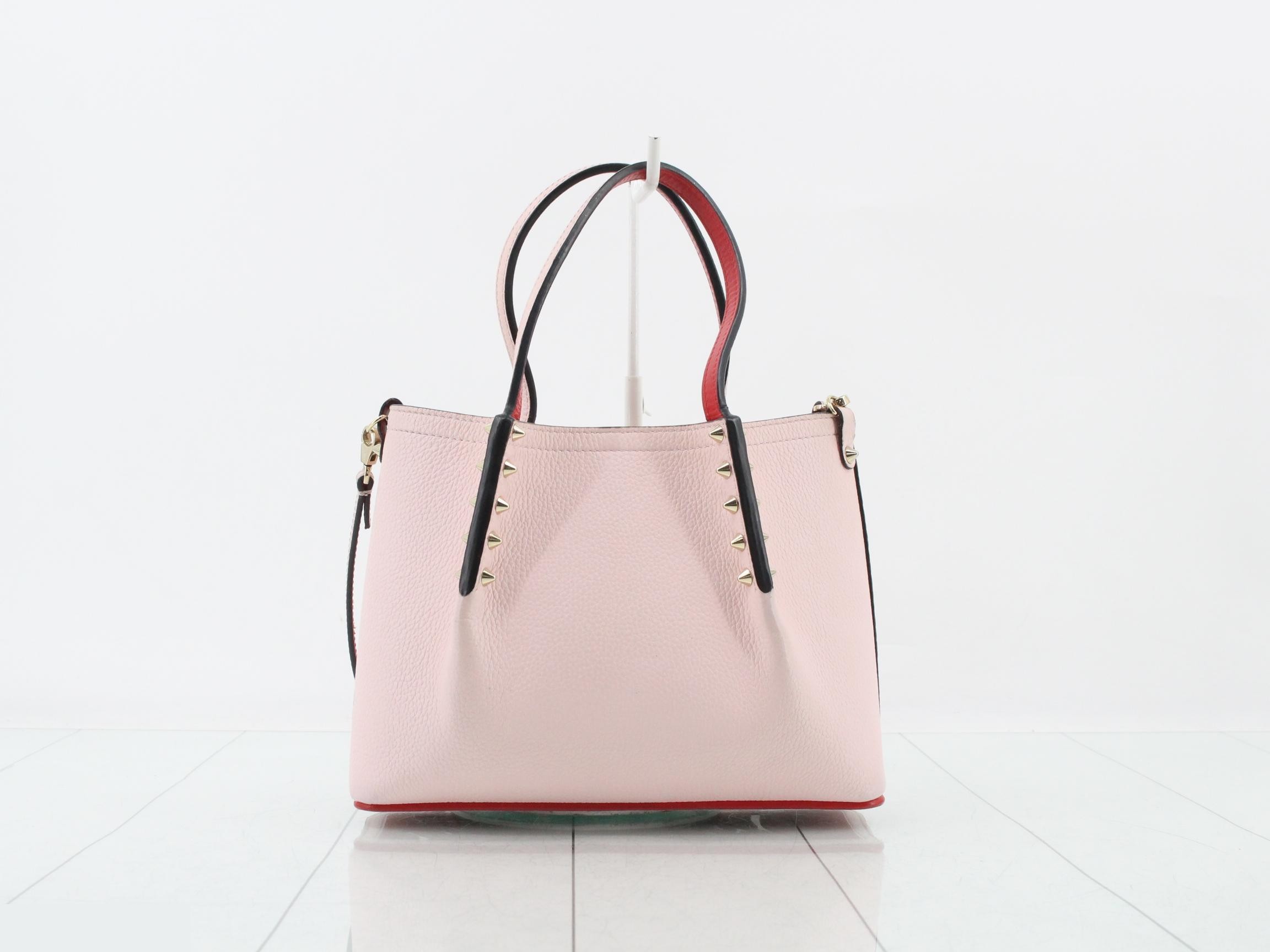 Cabaroque Mini Leather Studded 2-Way Shoulder/Handbag, Pink — view 2