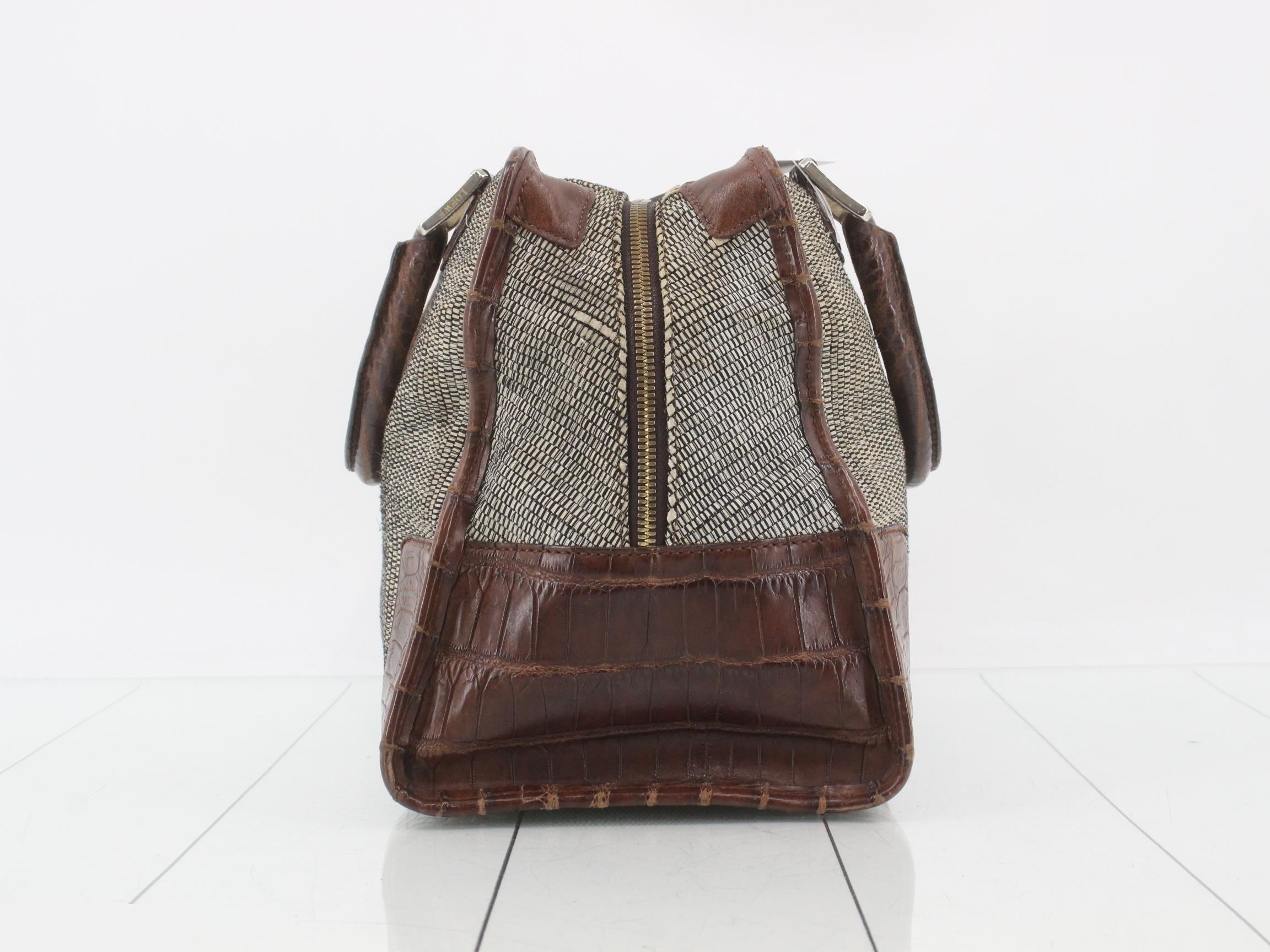Amazona Crocodile Handbag — view 3