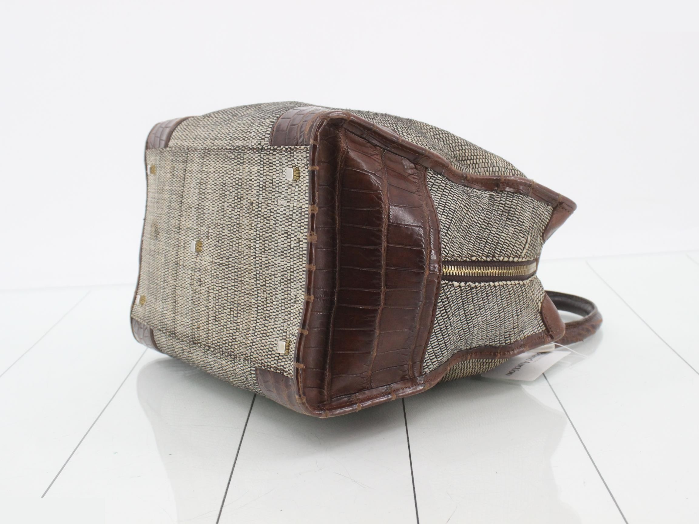 Amazona Crocodile Handbag — view 6