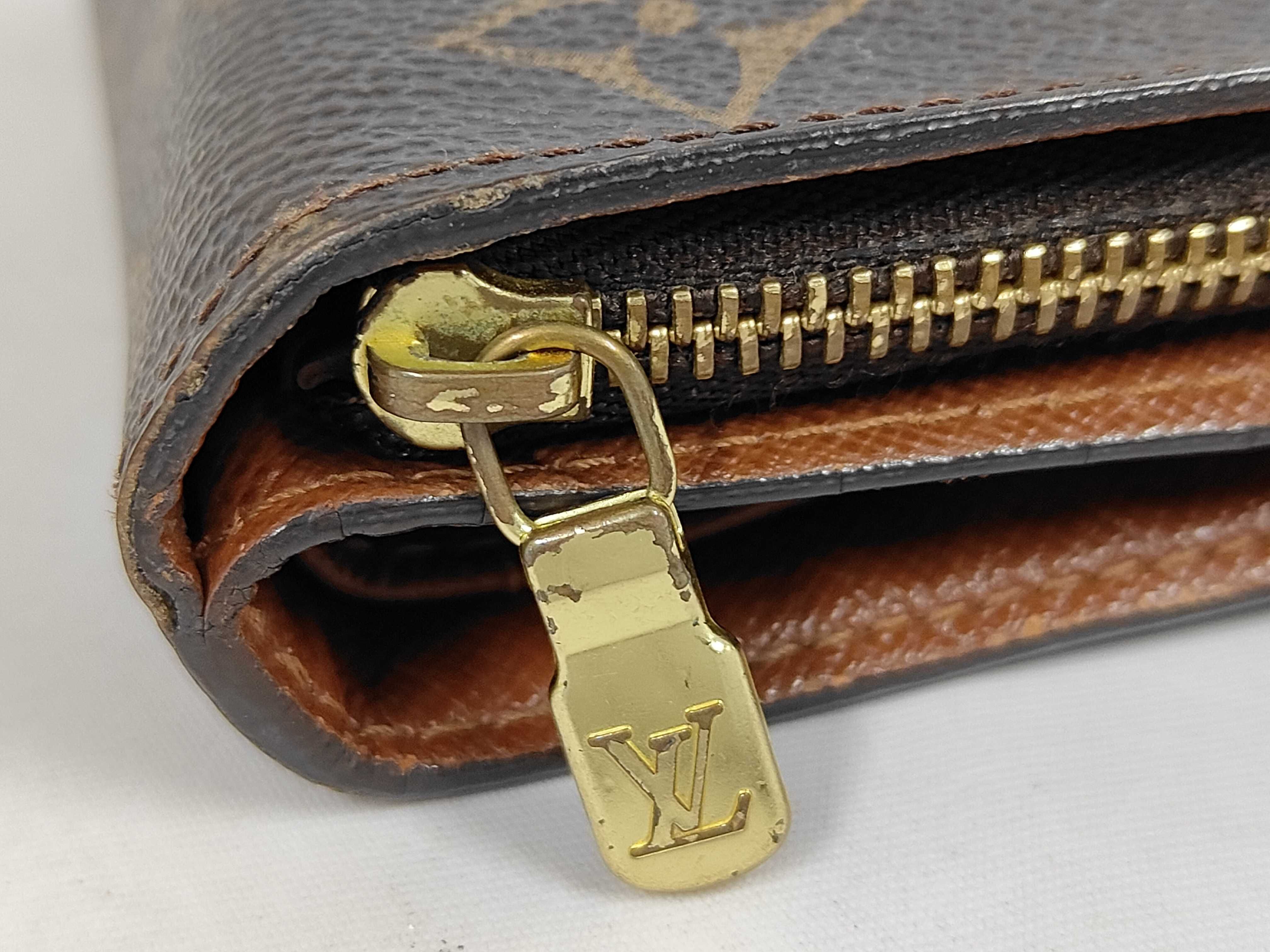 Monogram Louis Vuitton Monogram Compact Zip Bi-fold Wallet M61667 SD0075 Wallet — view 6