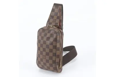 Damier Geronimos N51994 Leather 2-Way Body Bag