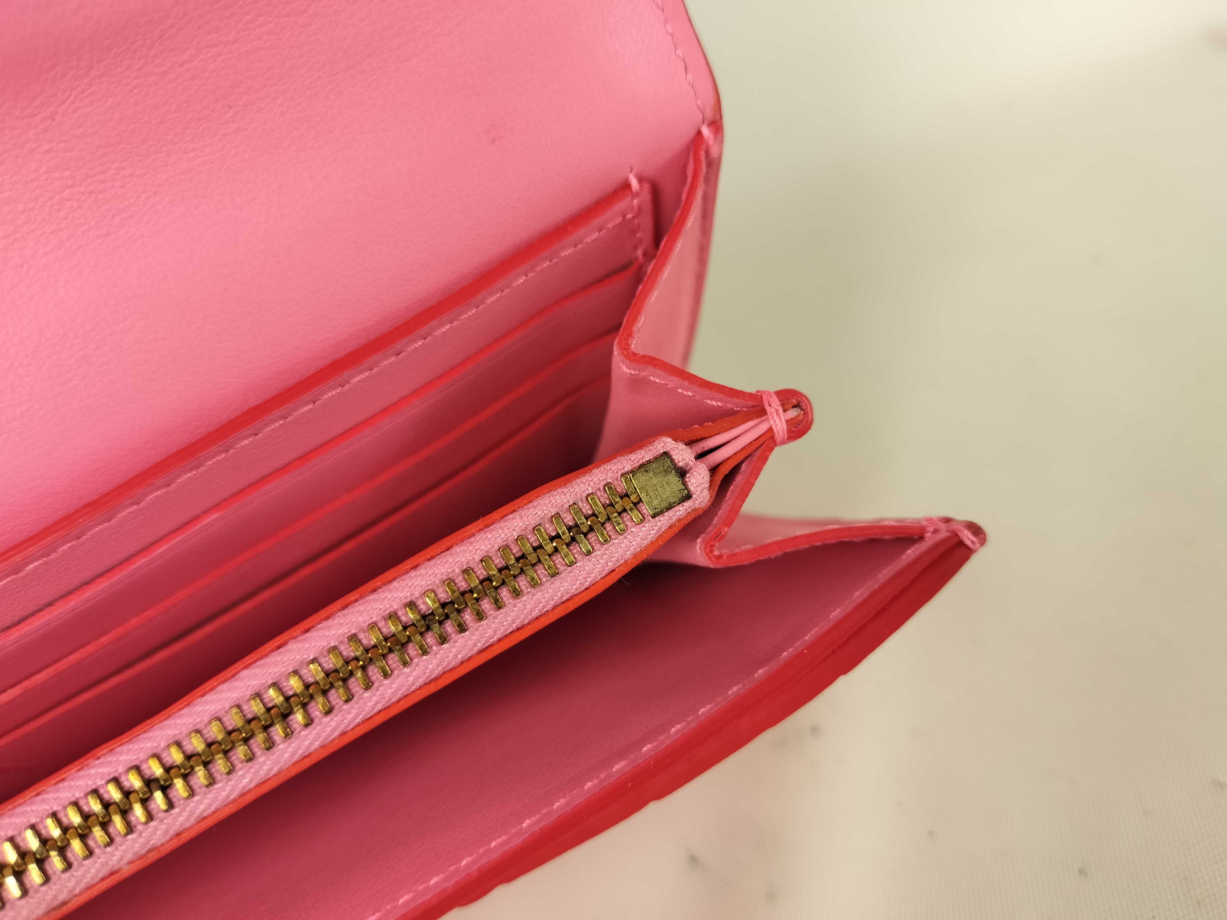 Wallet Intrecciato Bicolor Flap Wallet — view 11