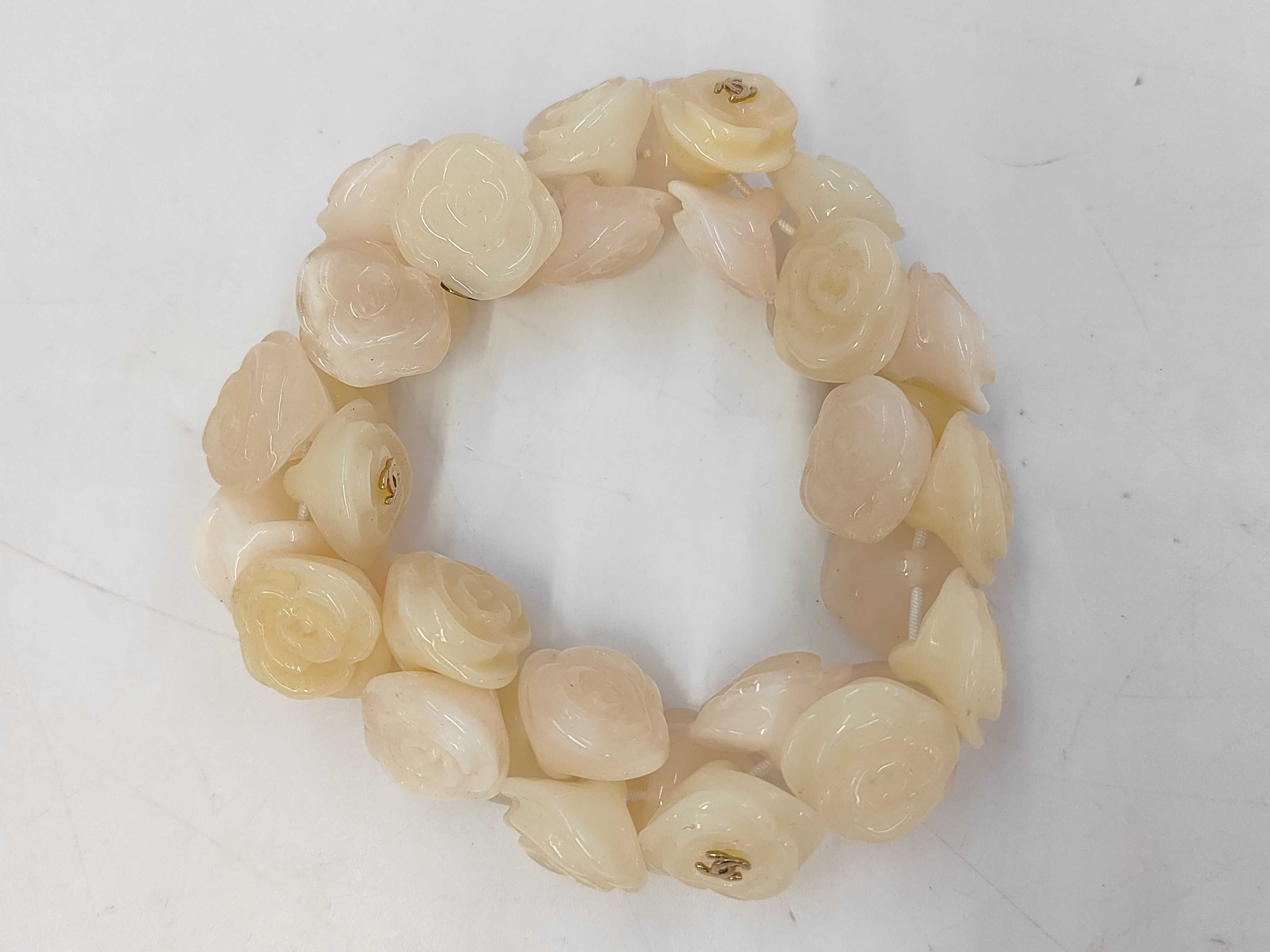 Camellia Bracelet 02P Coco Mark Gold Hardware Bracelet/Bangle — view 2