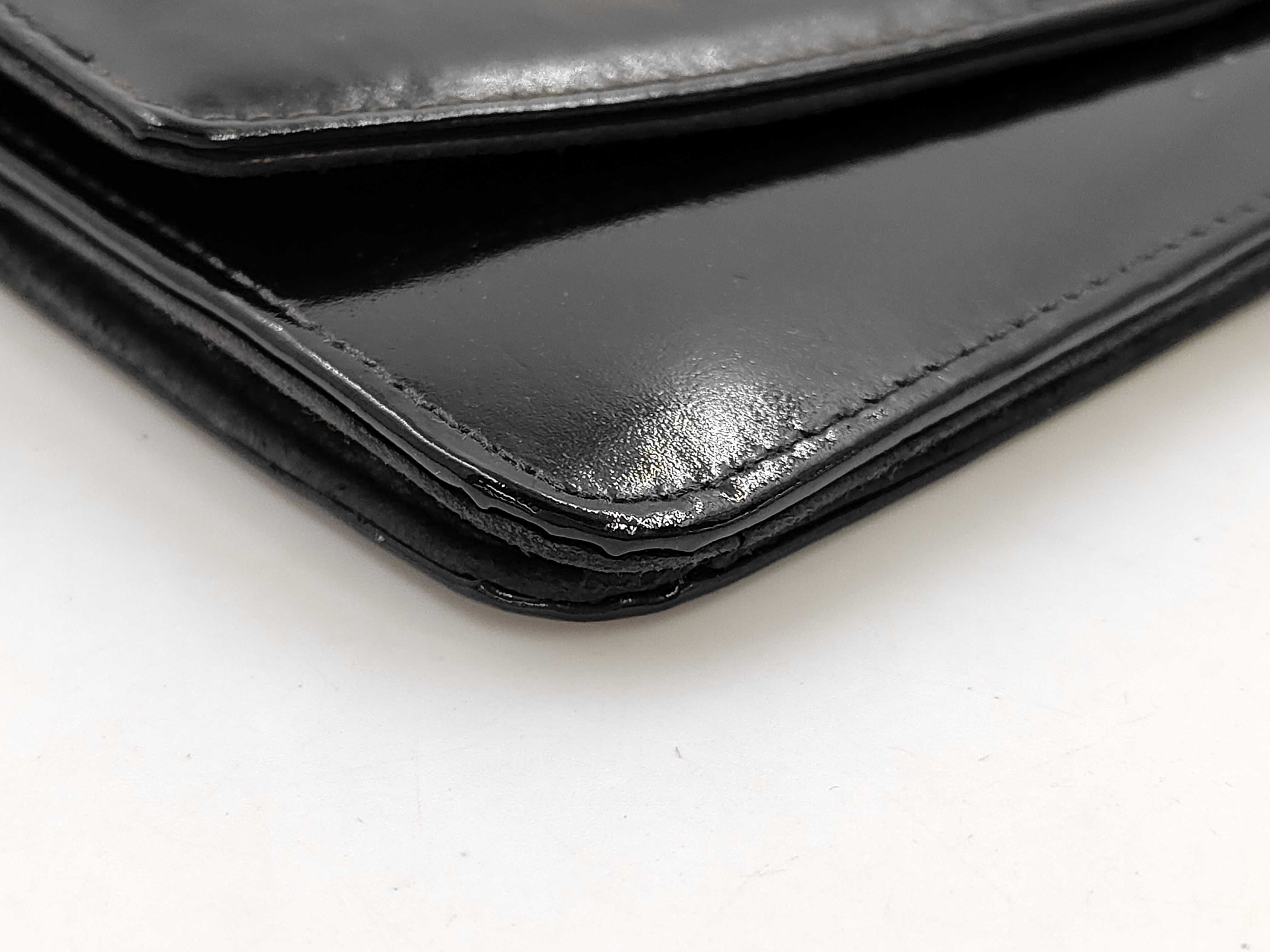 Enamel Patent Coco Mark Long Wallet — view 2
