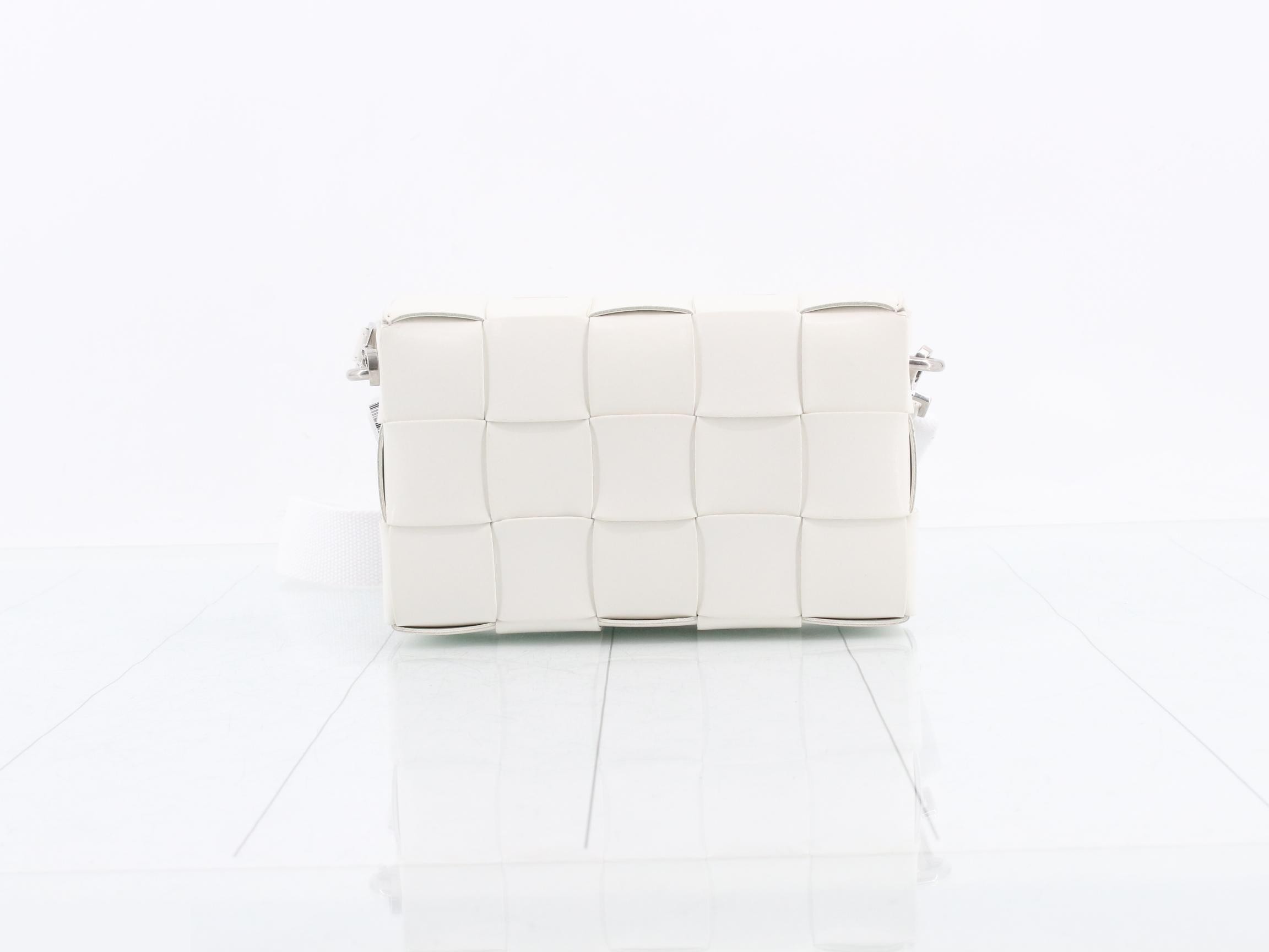 Maxi Intrecciato Cassette Leather Shoulder Bag — view 2