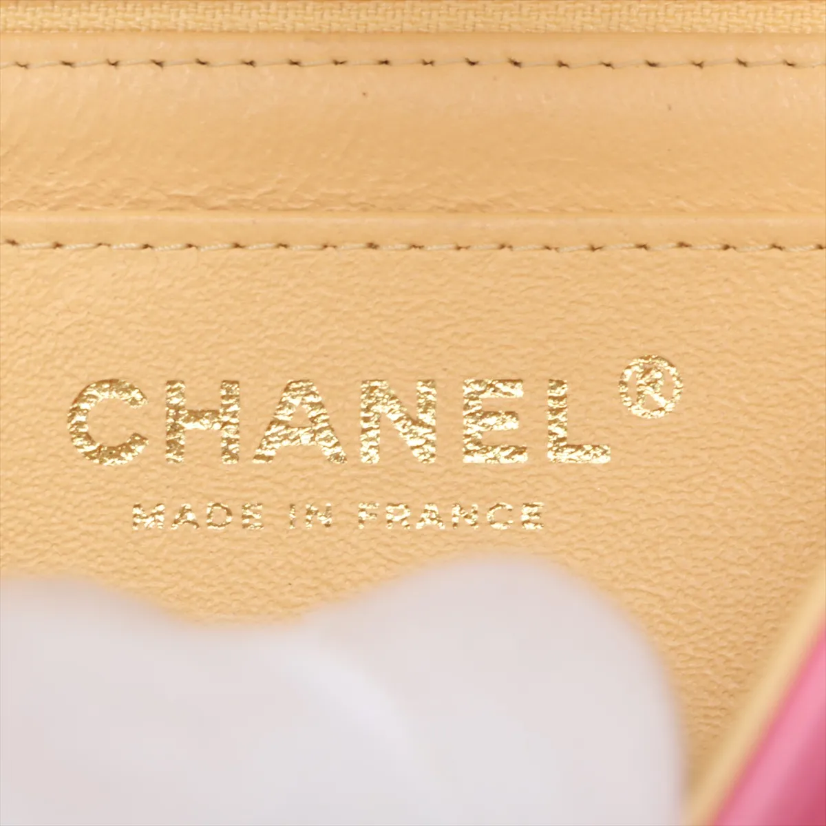 Mini Matelasse 20 Lambskin Single Flap Single Chain Bag Pink Rainbow Hardware 31092600 31st Series A69900 — view 9