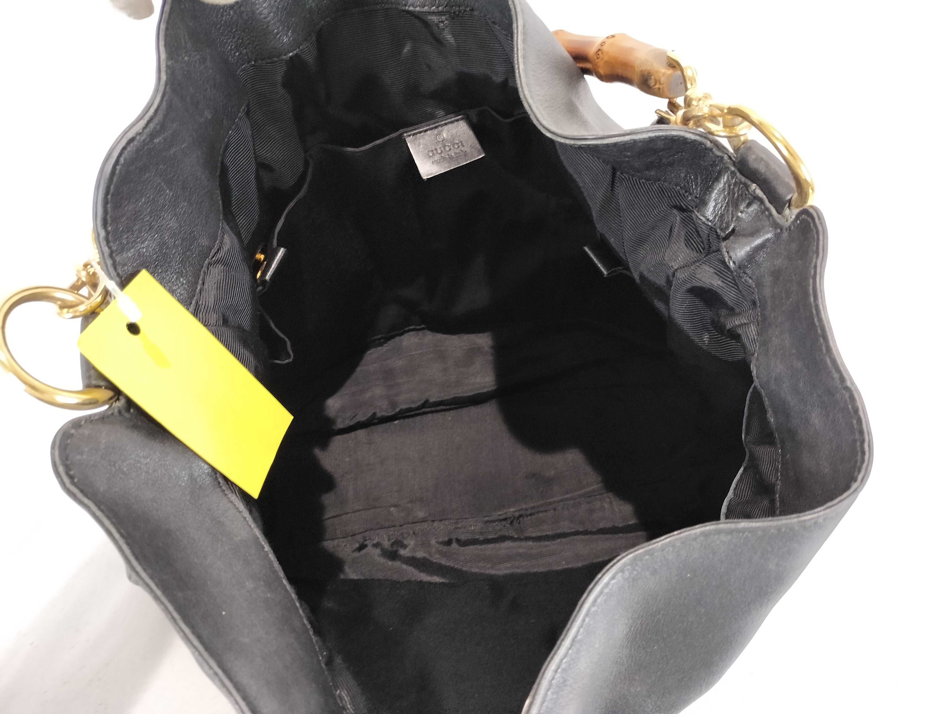 Bamboo Leather Tote Shoulder Bag — view 8