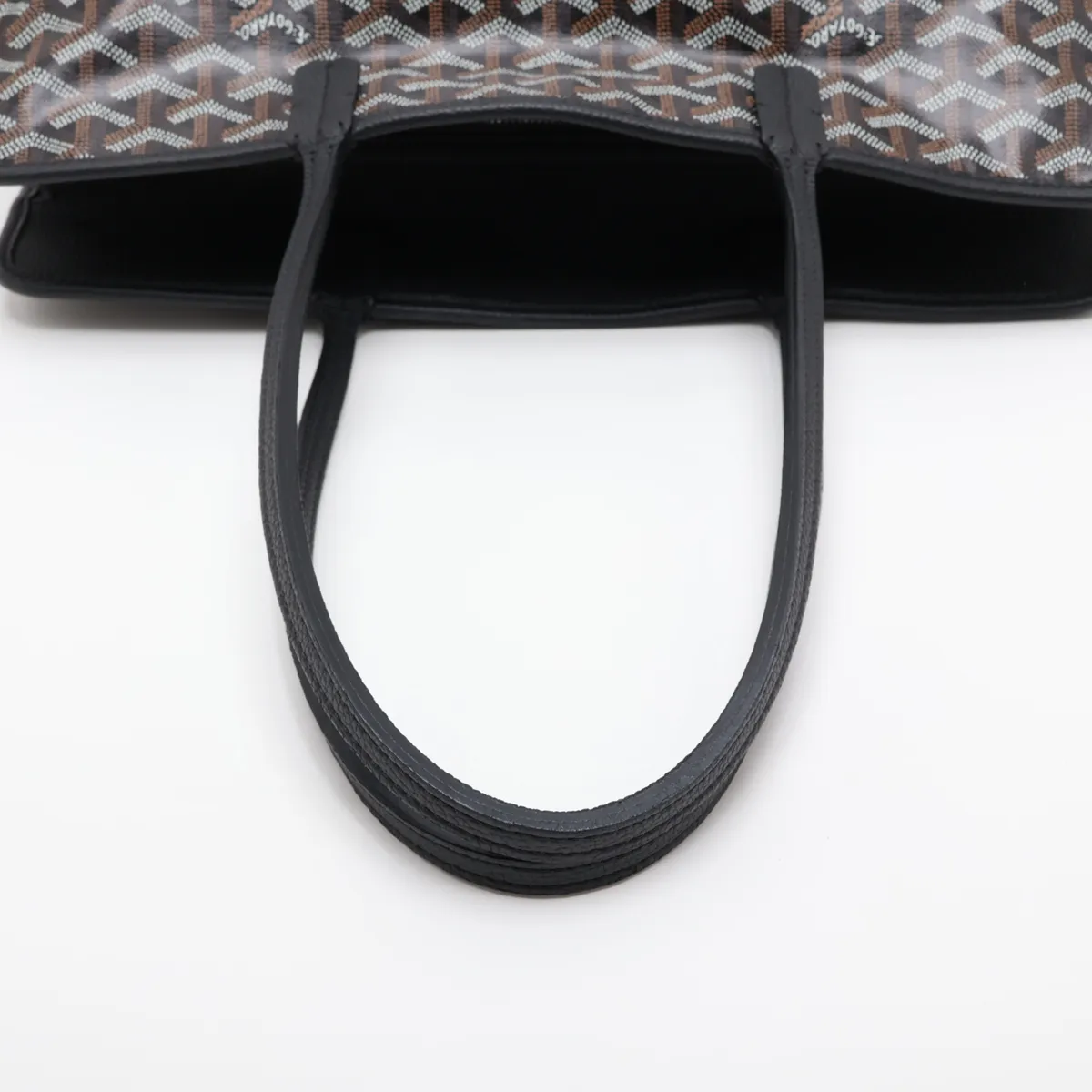 Ardi PM PVC x Leather Tote Bag, Black — view 5