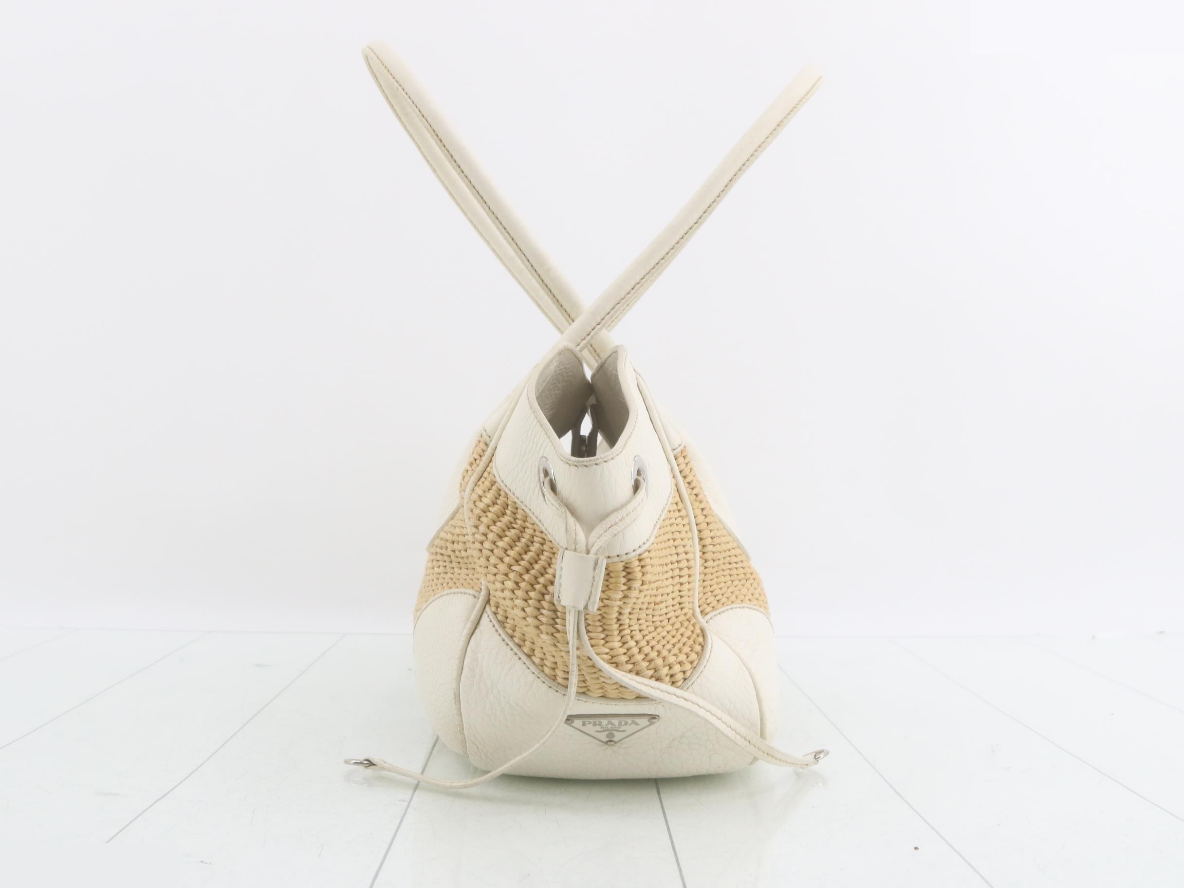 Vitello Raffia Shoulder Bag — view 4