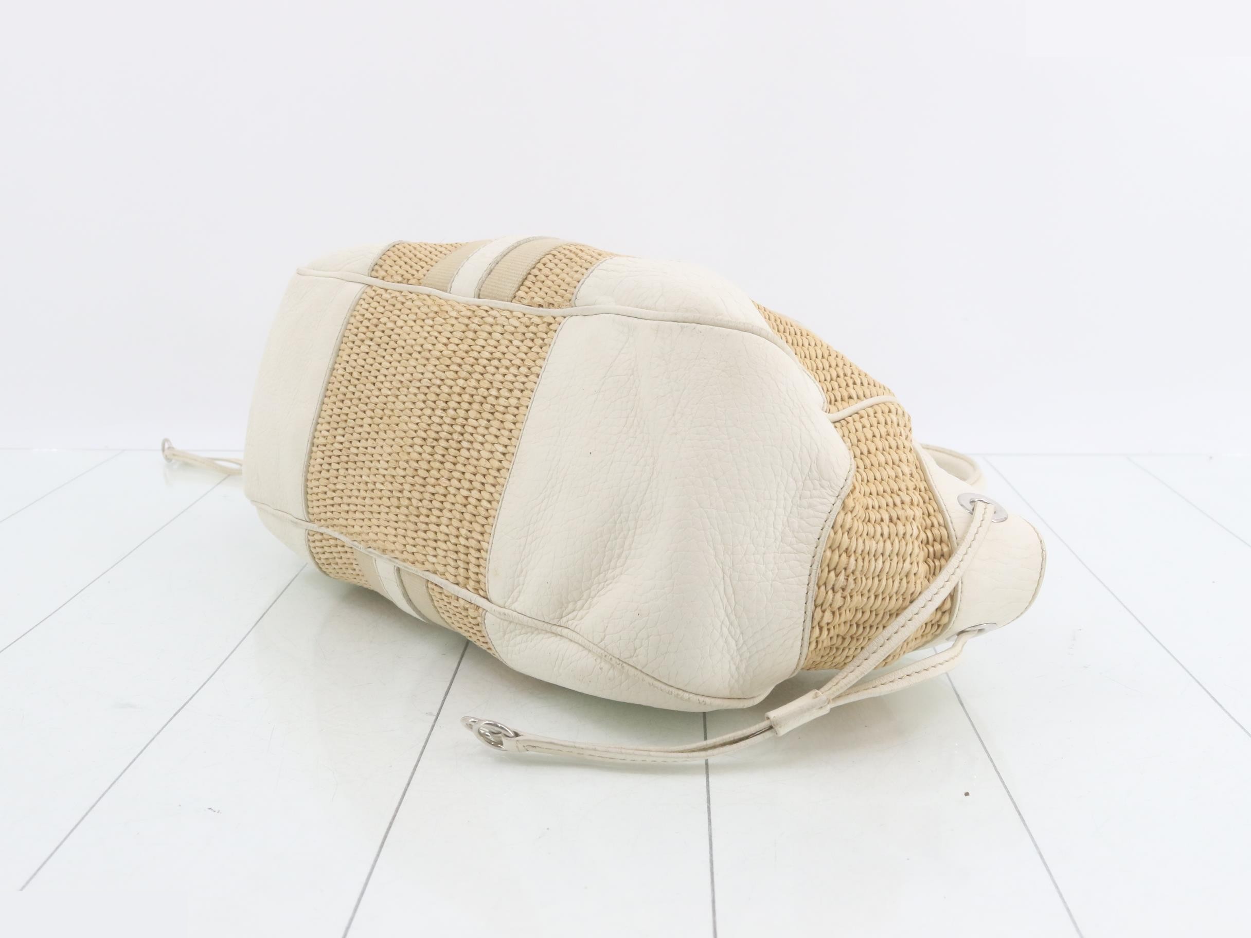 Vitello Raffia Shoulder Bag — view 6
