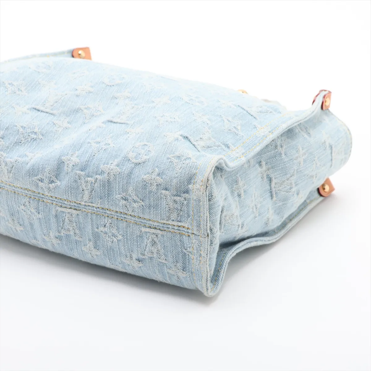Monogram Denim Let Go M24897 Blue (RFID detected) — view 3
