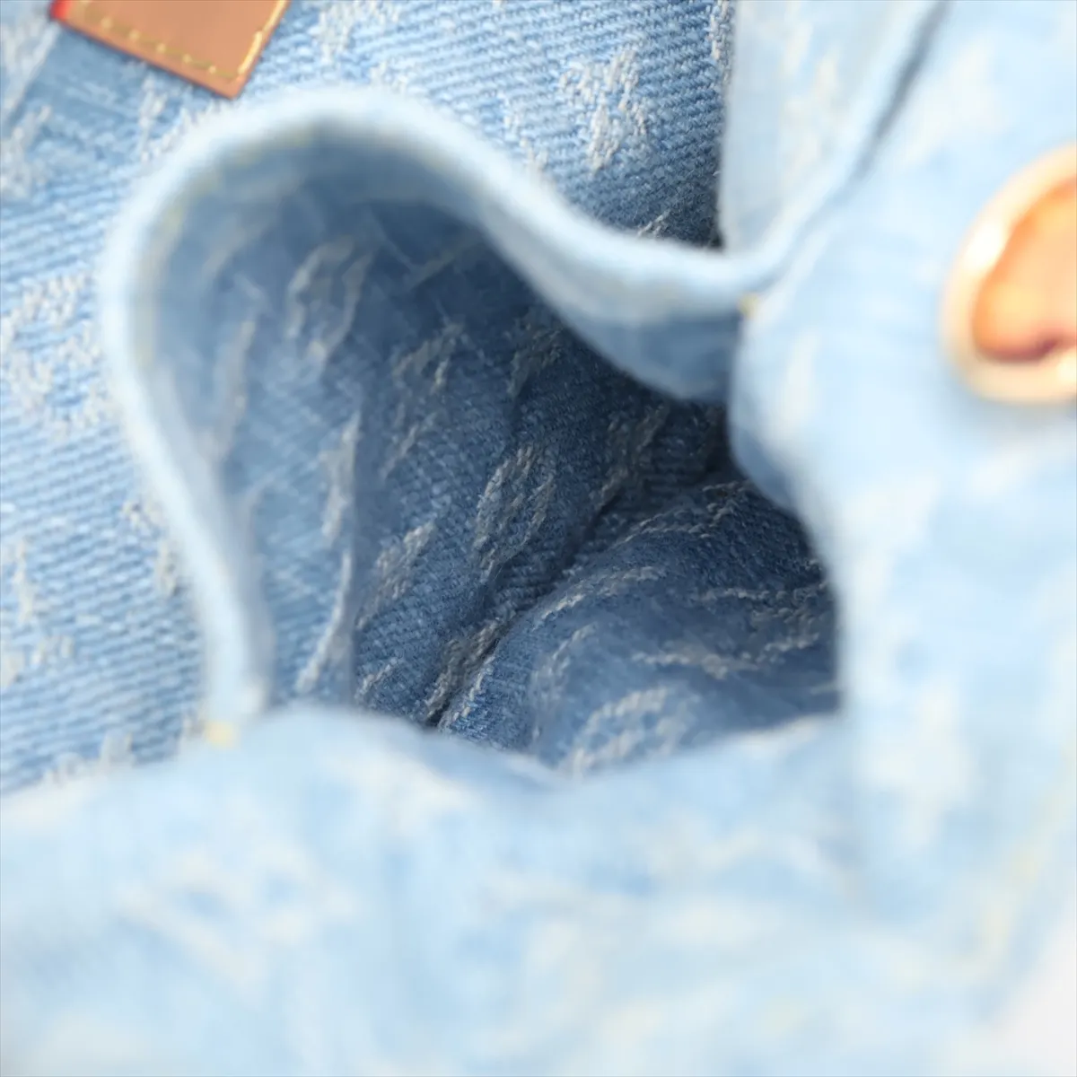 Monogram Denim Let Go M24897 Blue (RFID detected) — view 10
