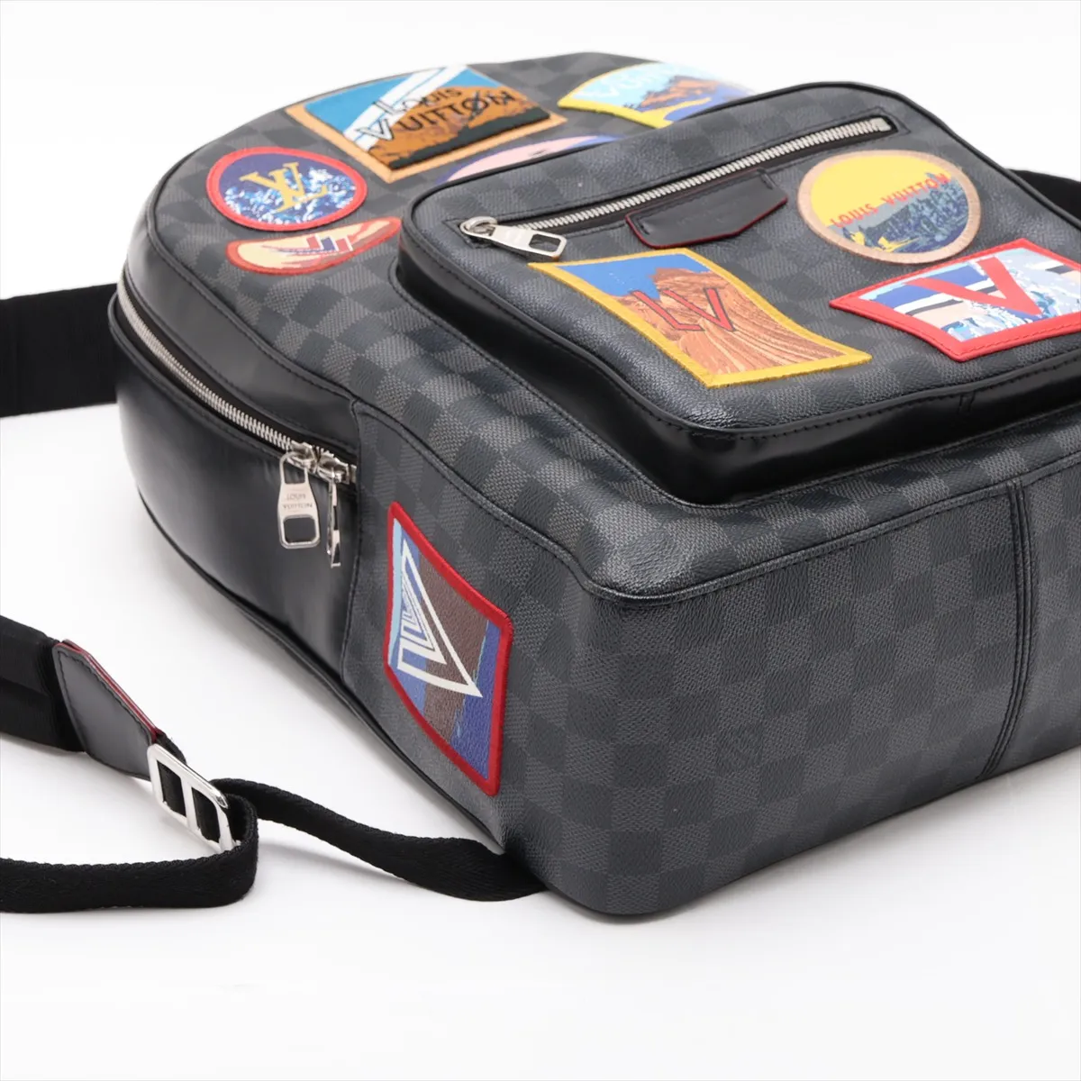 Damier Graphite Josh N40042 DR4158 Black (RFID detected) — view 4