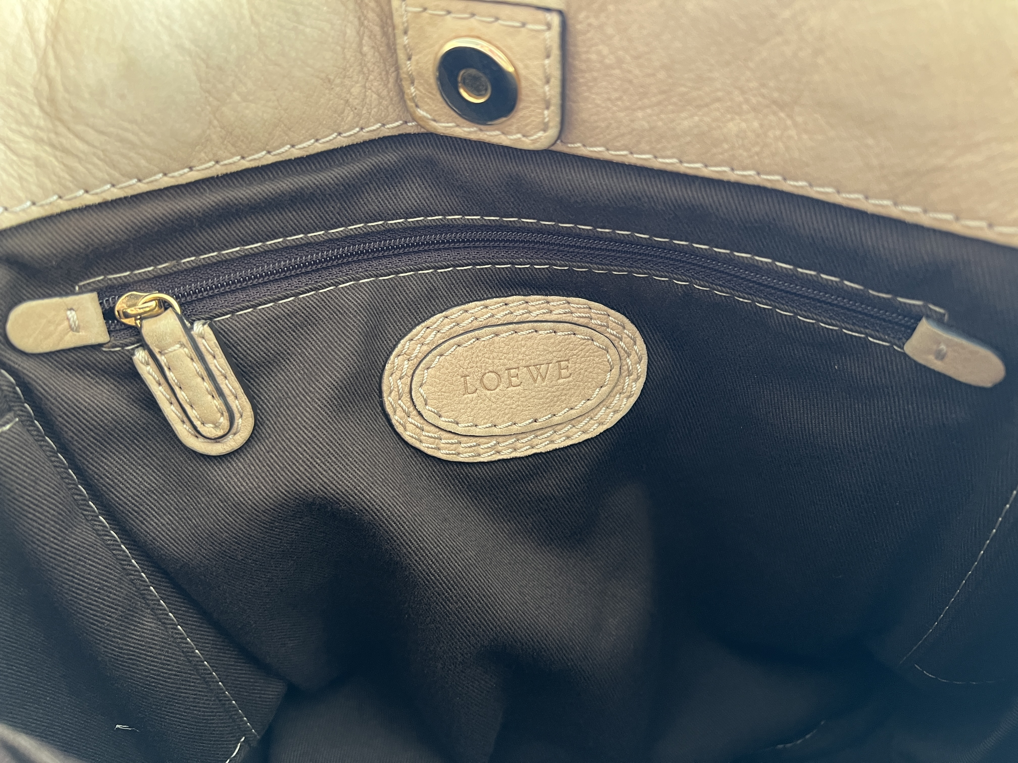 Anagram Madrid Leather Tote Bag Handbag Tote Bag — view 6