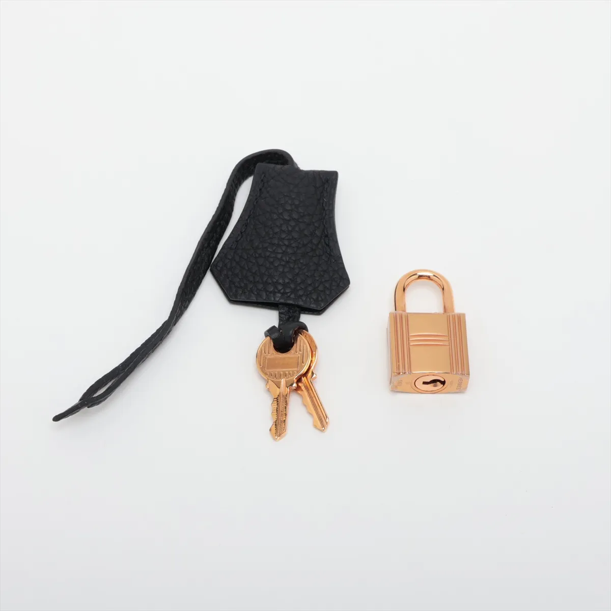 [Individually packaged] Hermes Birkin 25 Retourne Togo Black Pink Gold Hardware U: 2022 — view 11