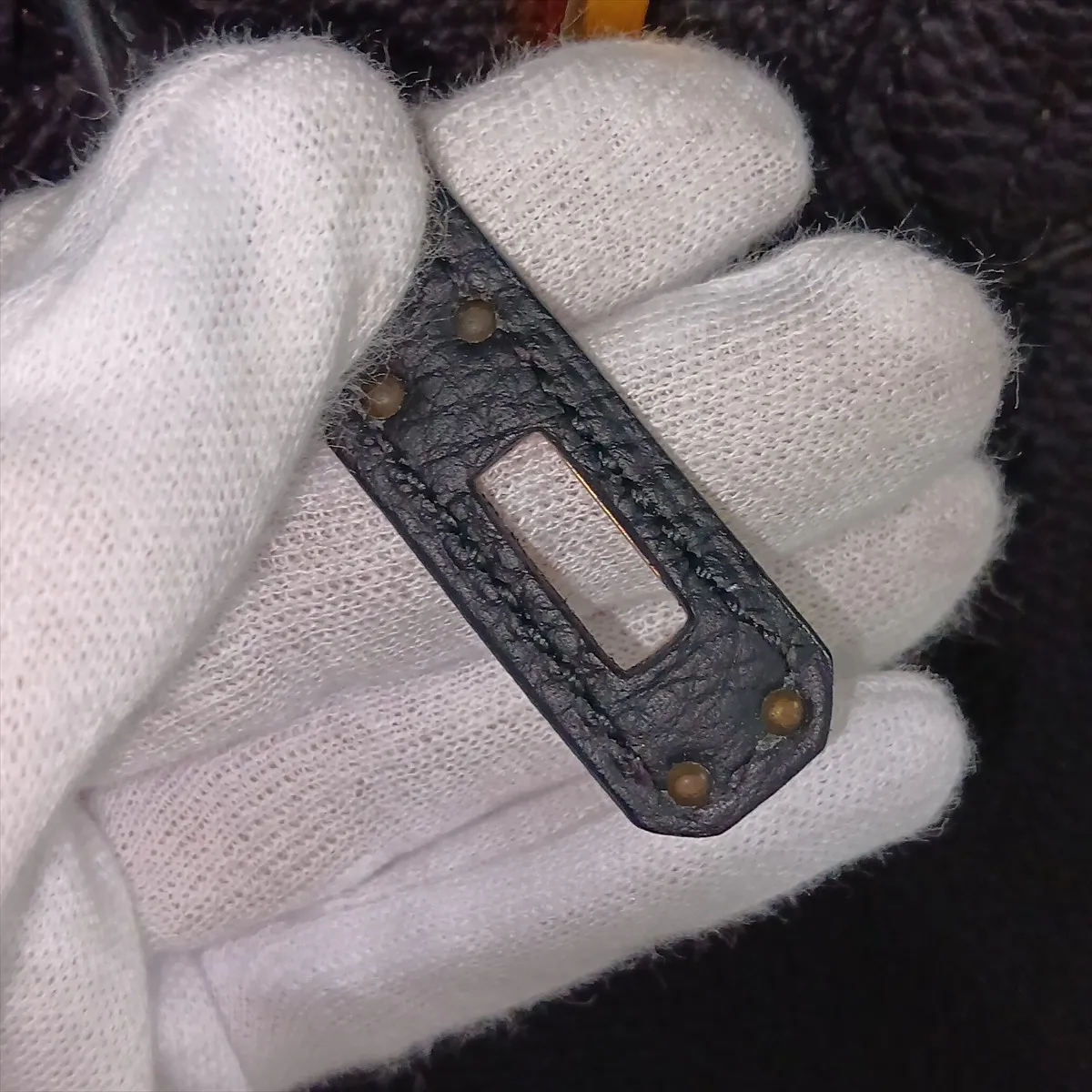 [Individually packaged] Hermes Birkin 25 Retourne Togo Black Pink Gold Hardware U: 2022 — view 12