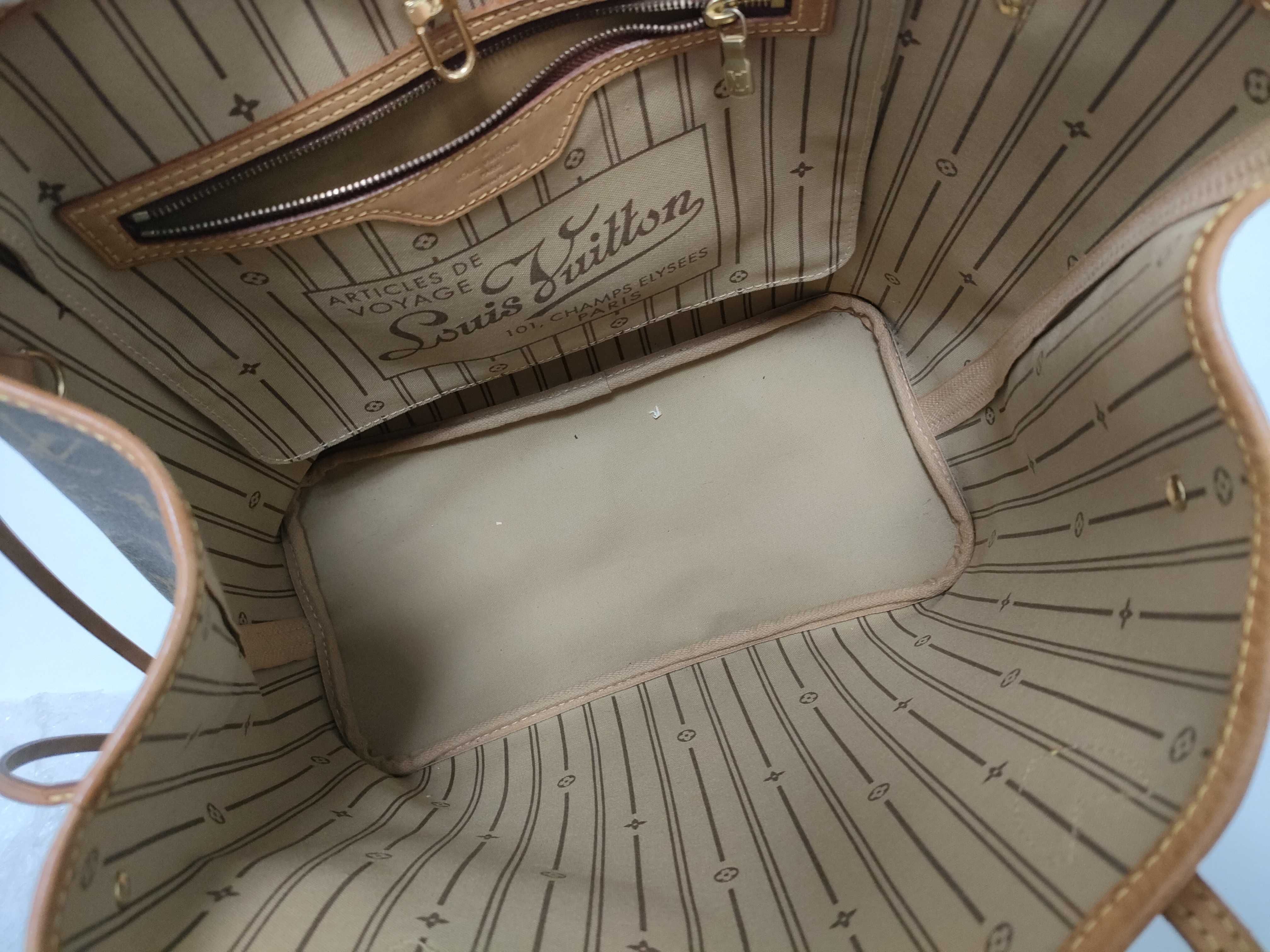 Monogram Neverfull MM M40156 AR2077 Brown Tote Bag — view 8