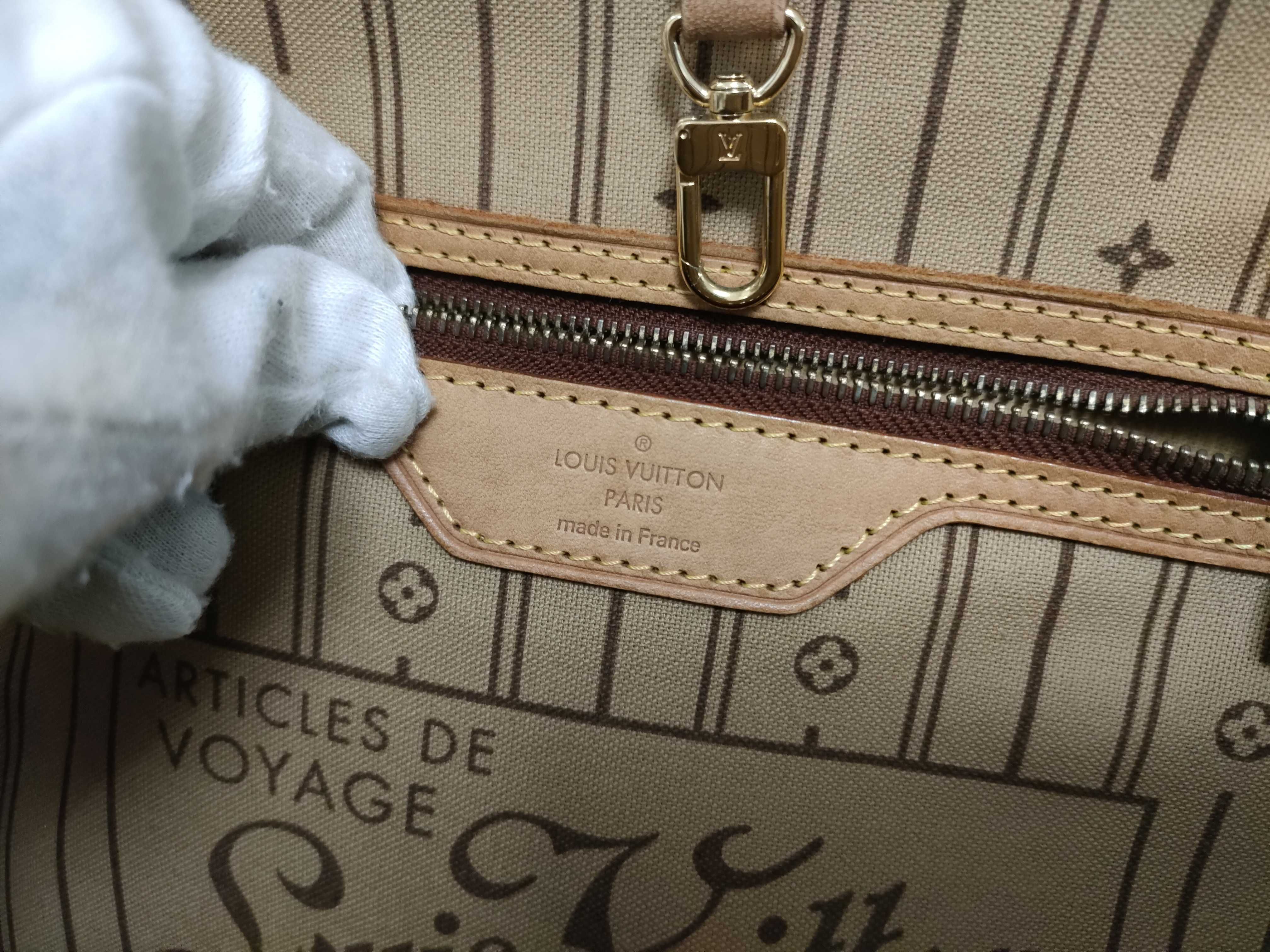 Monogram Neverfull MM M40156 AR2077 Brown Tote Bag — view 9
