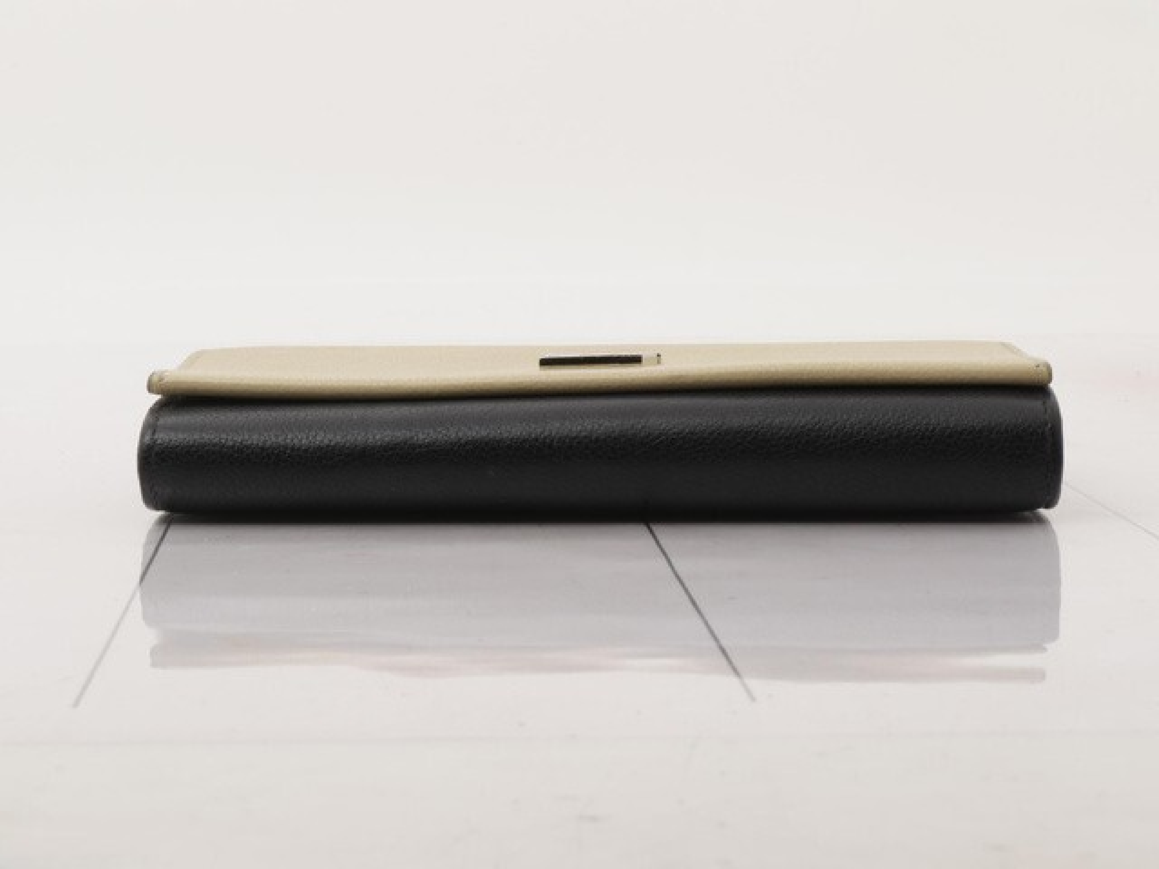 Portefeuille Lockme 2 Vanille Noir Bi-fold Long Wallet — view 3