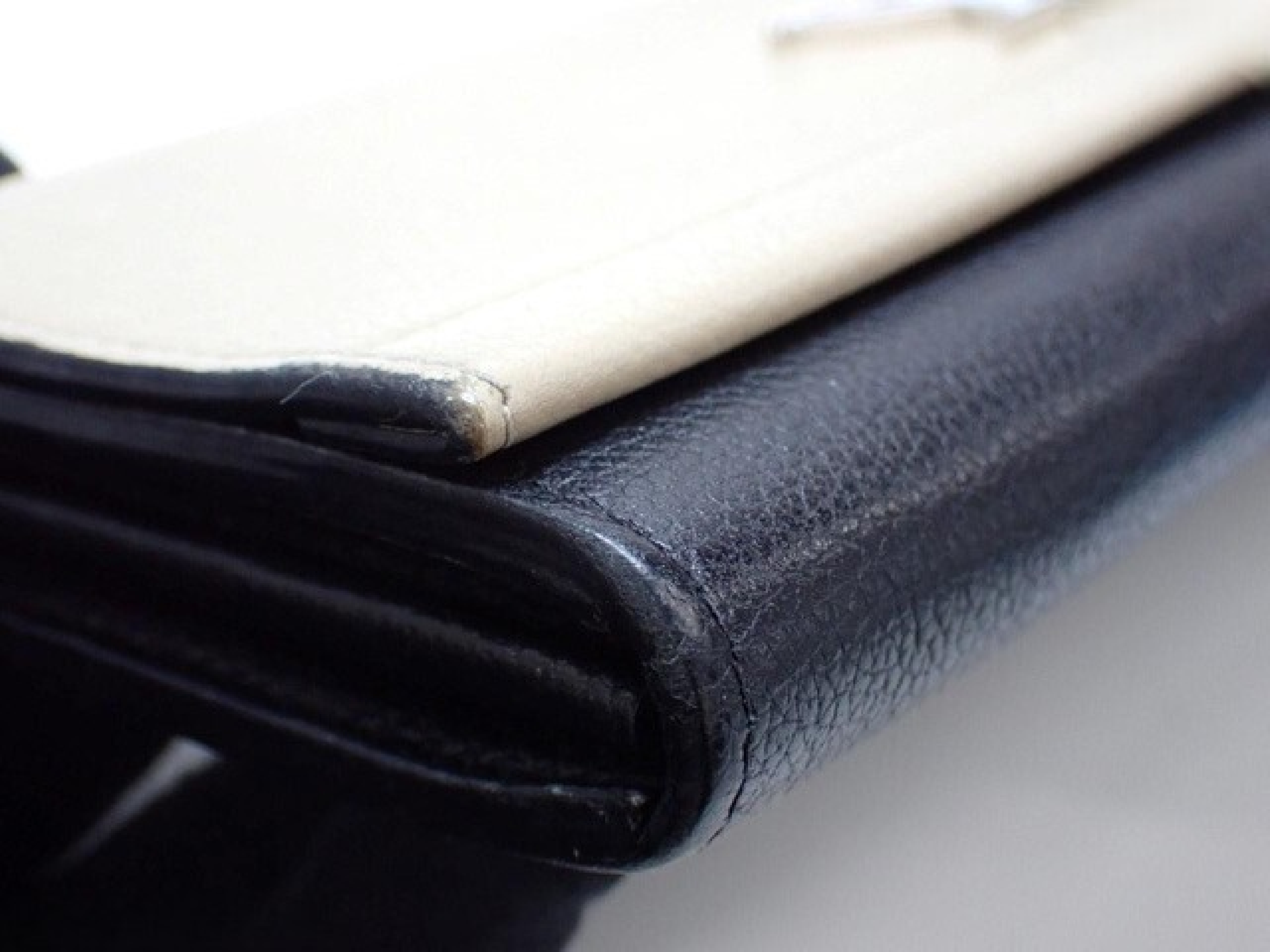 Portefeuille Lockme 2 Vanille Noir Bi-fold Long Wallet — view 4