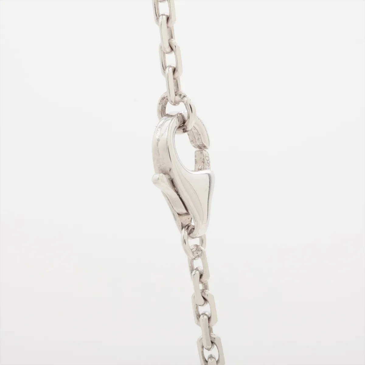 Love Circle Half Diamond Necklace 750 (WG) 14.6g PY4244 — view 3