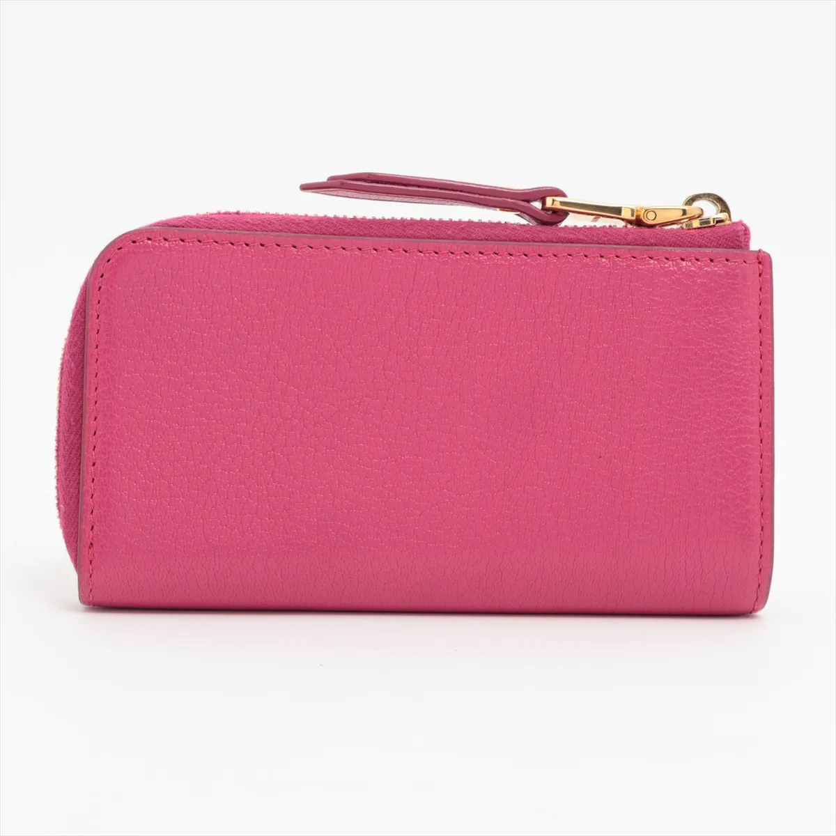 Logo 5PP026 Leather Coin Case Pink — view 2