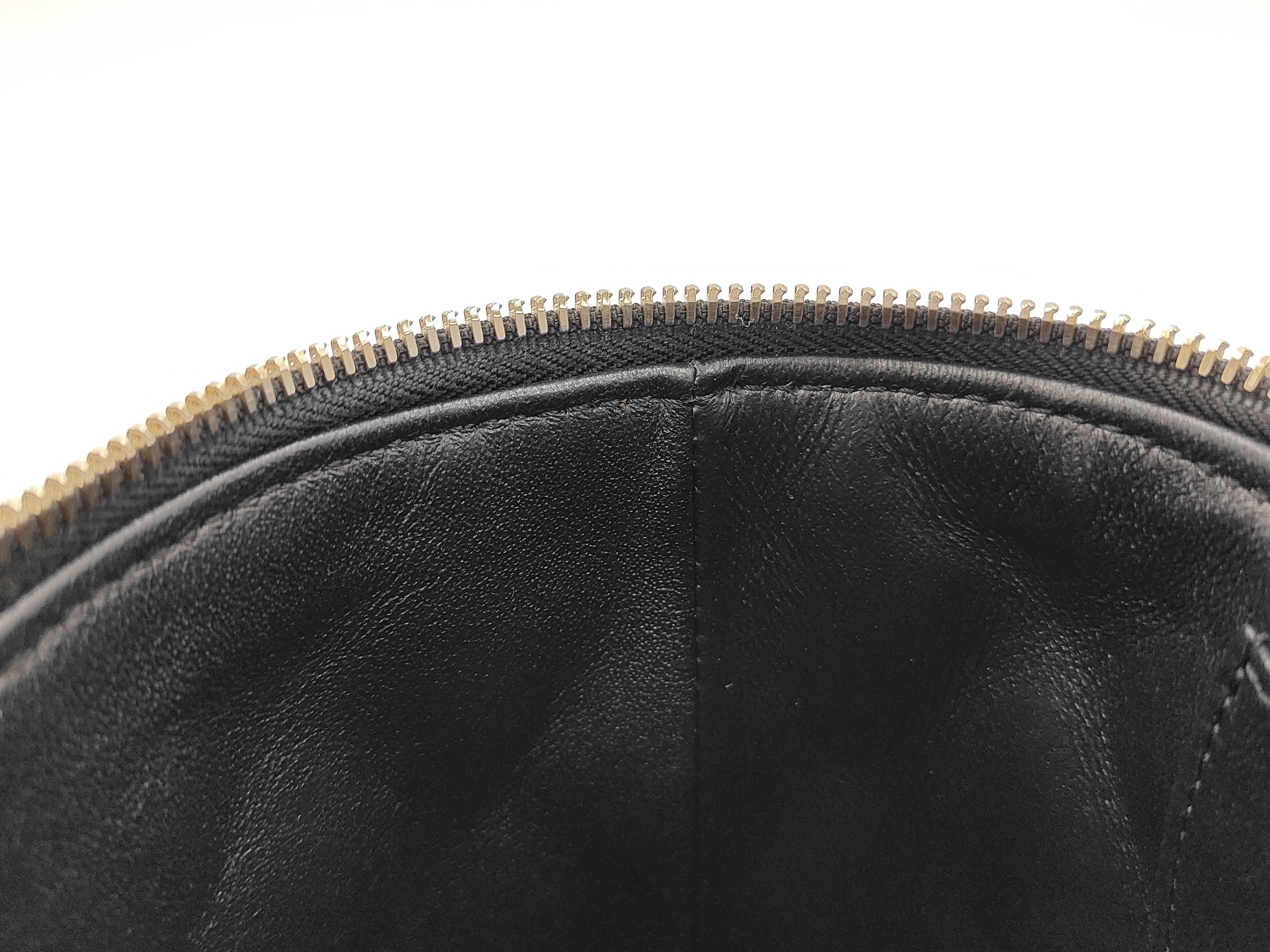 Lambskin Black Vanity RFID Shoulder Bag — view 12