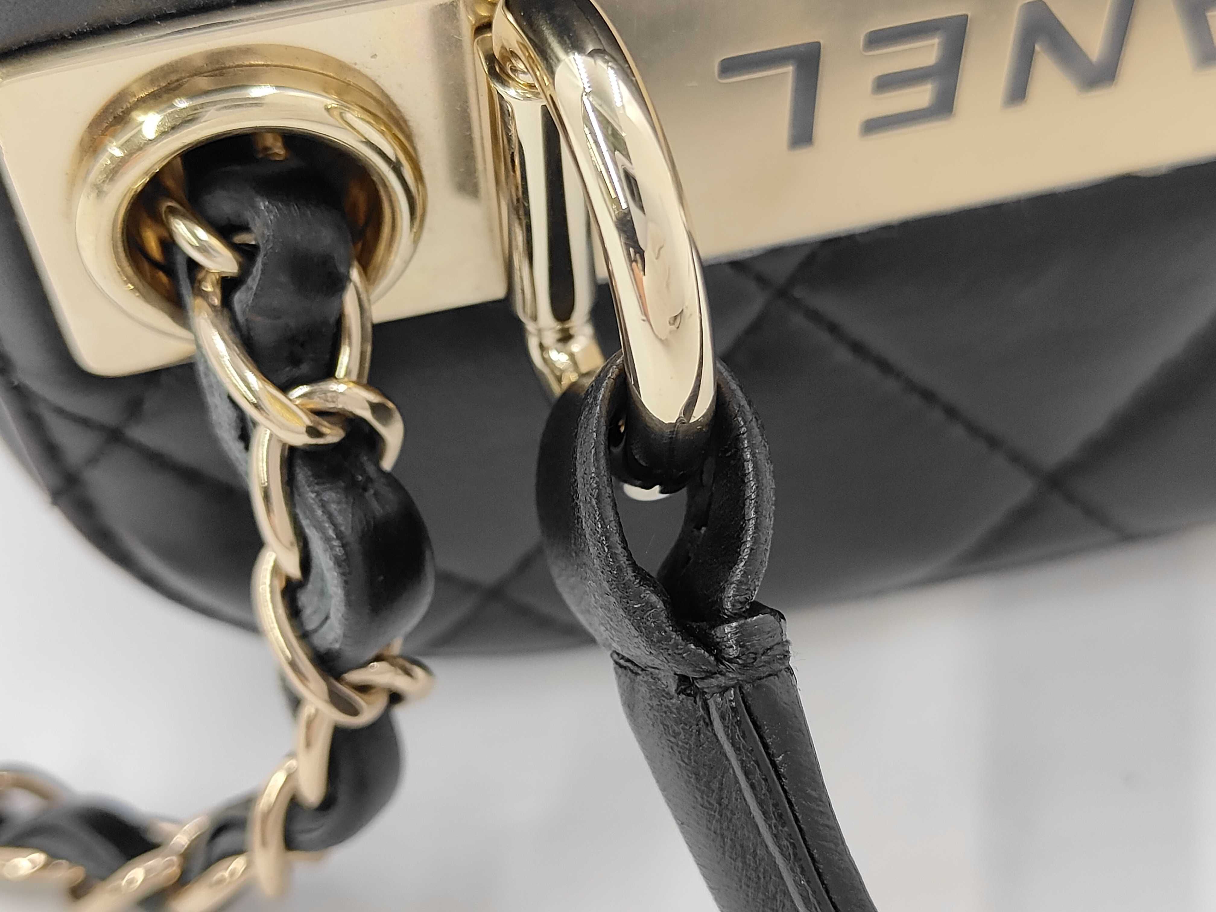 Lambskin Black Vanity RFID Shoulder Bag — view 7