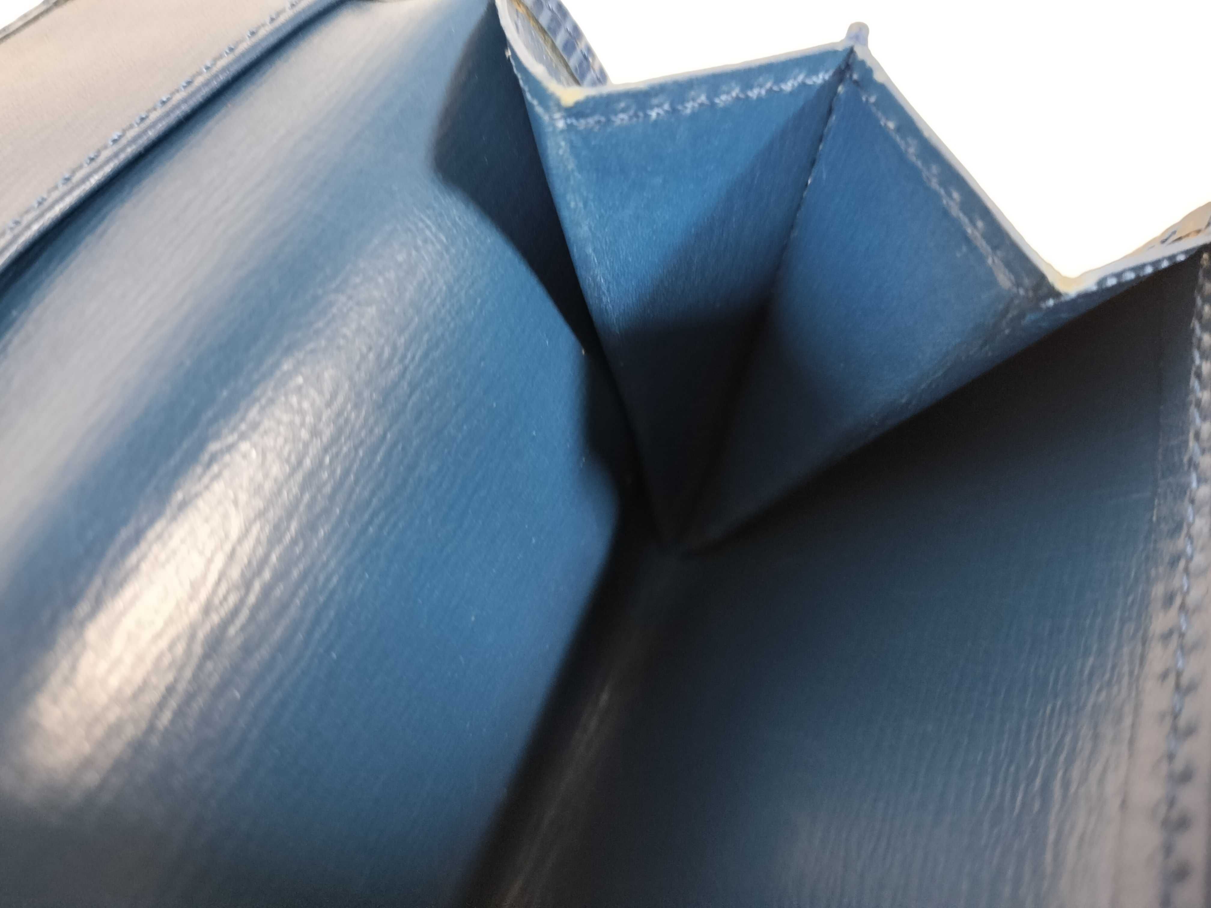 Epi Leather Card Case (Blue) - Card Case — view 8