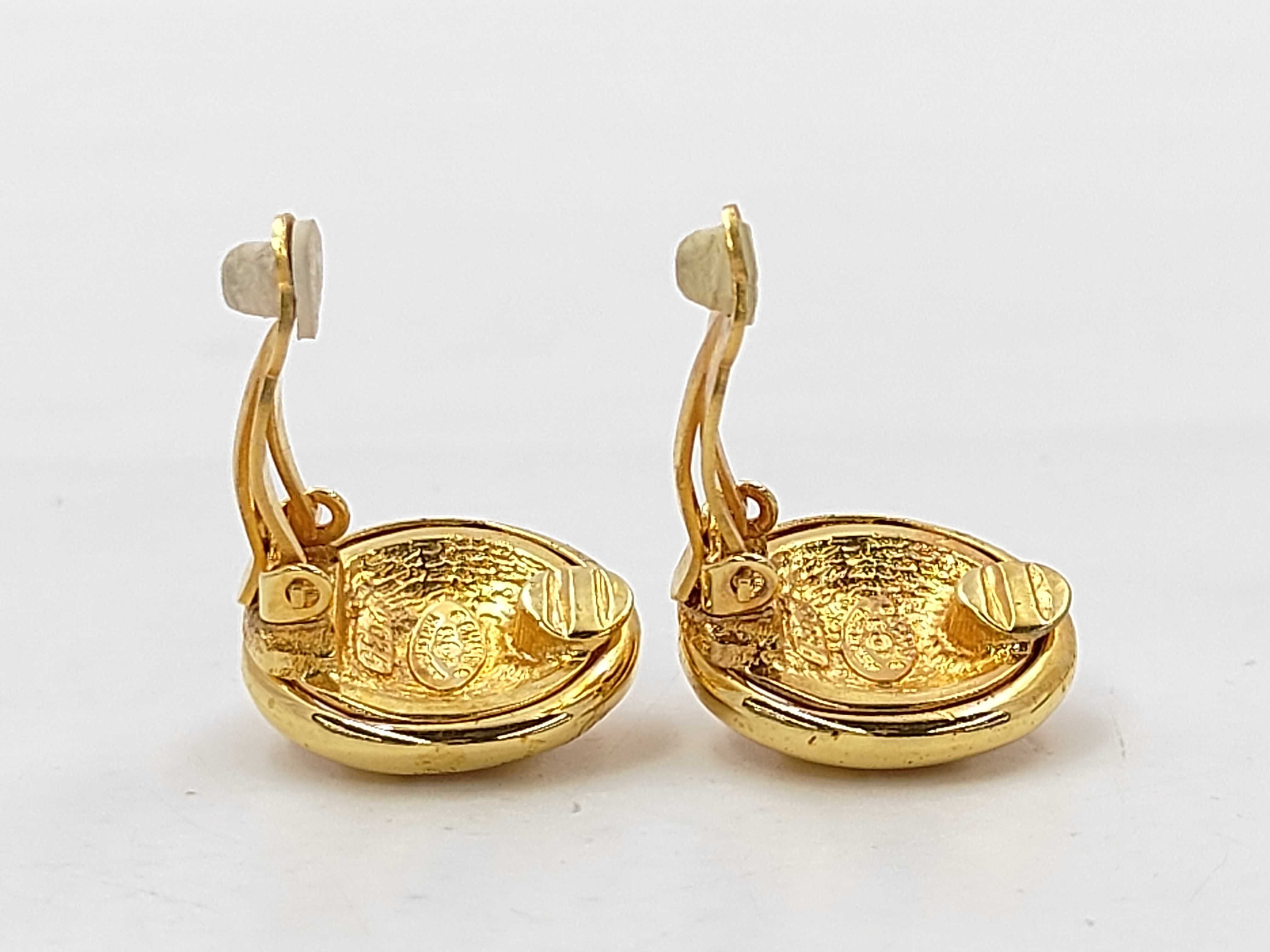 earrings with rice 93P gold earrings — view 3