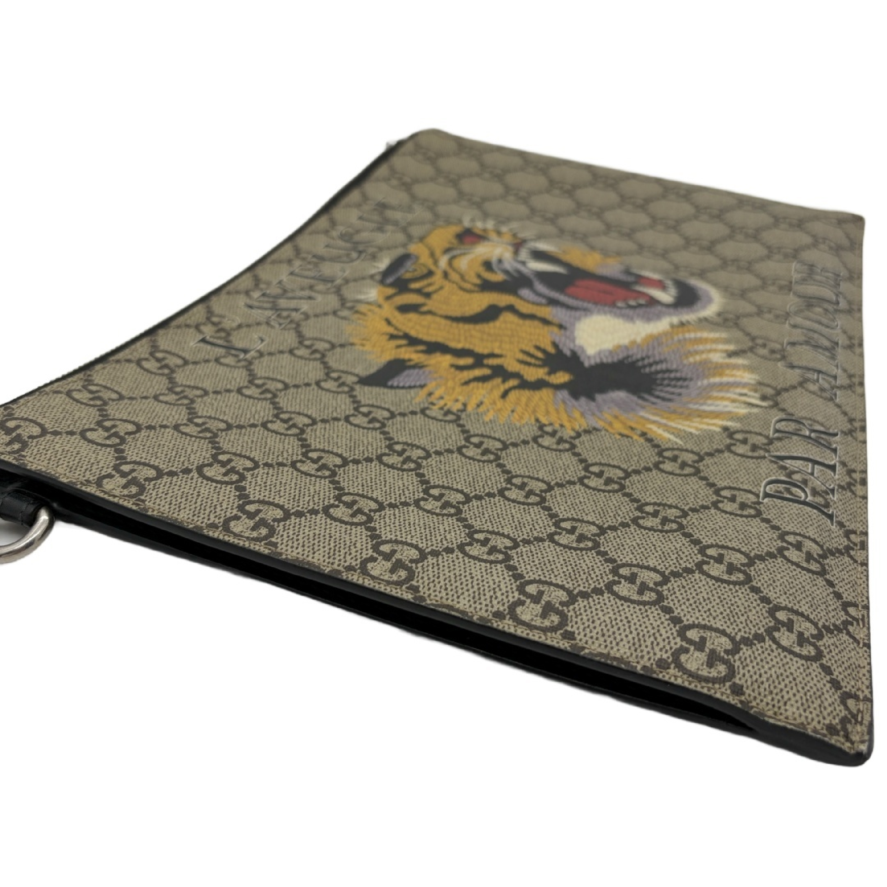 GG Supreme Angry Cat Clutch Bag — view 3