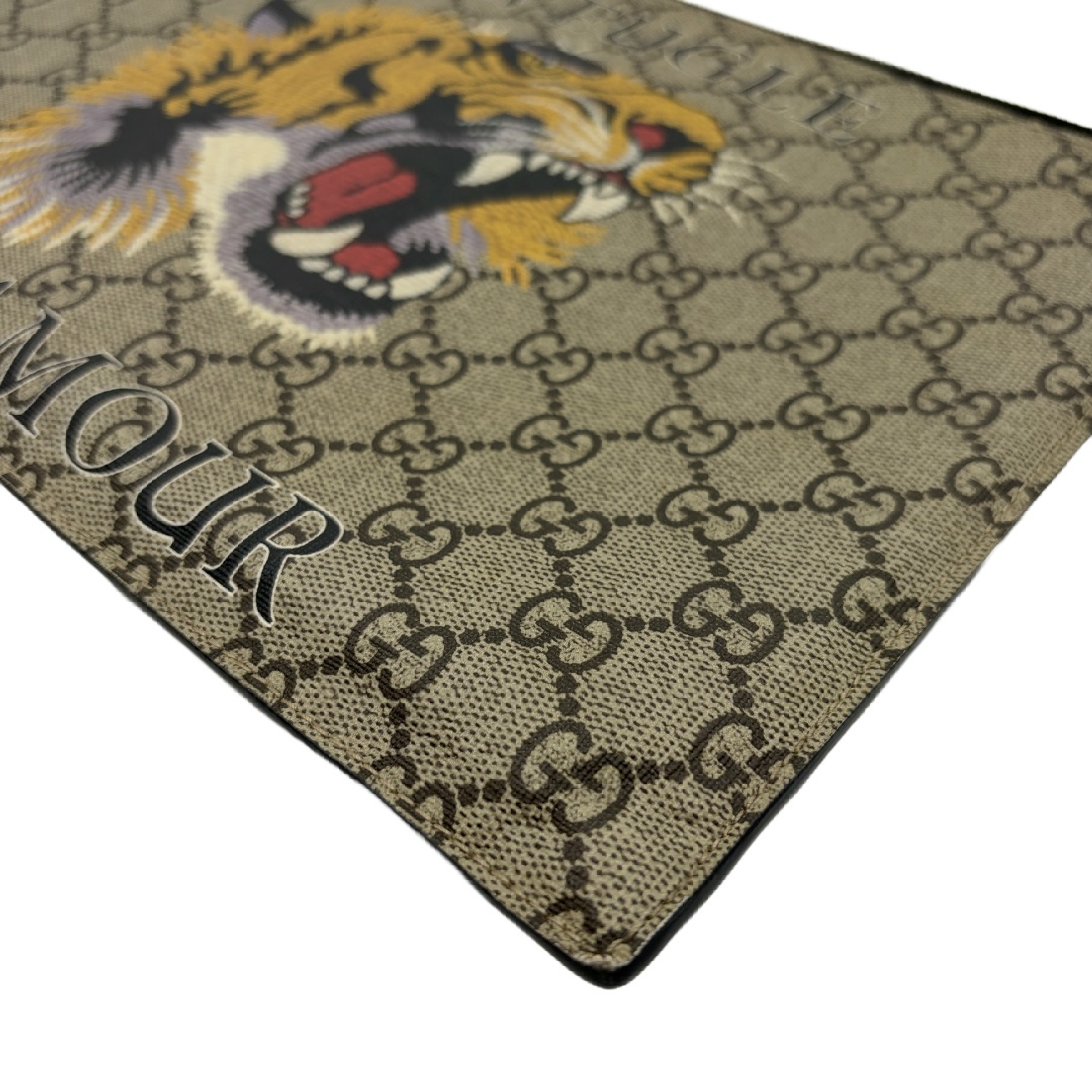 GG Supreme Angry Cat Clutch Bag — view 6