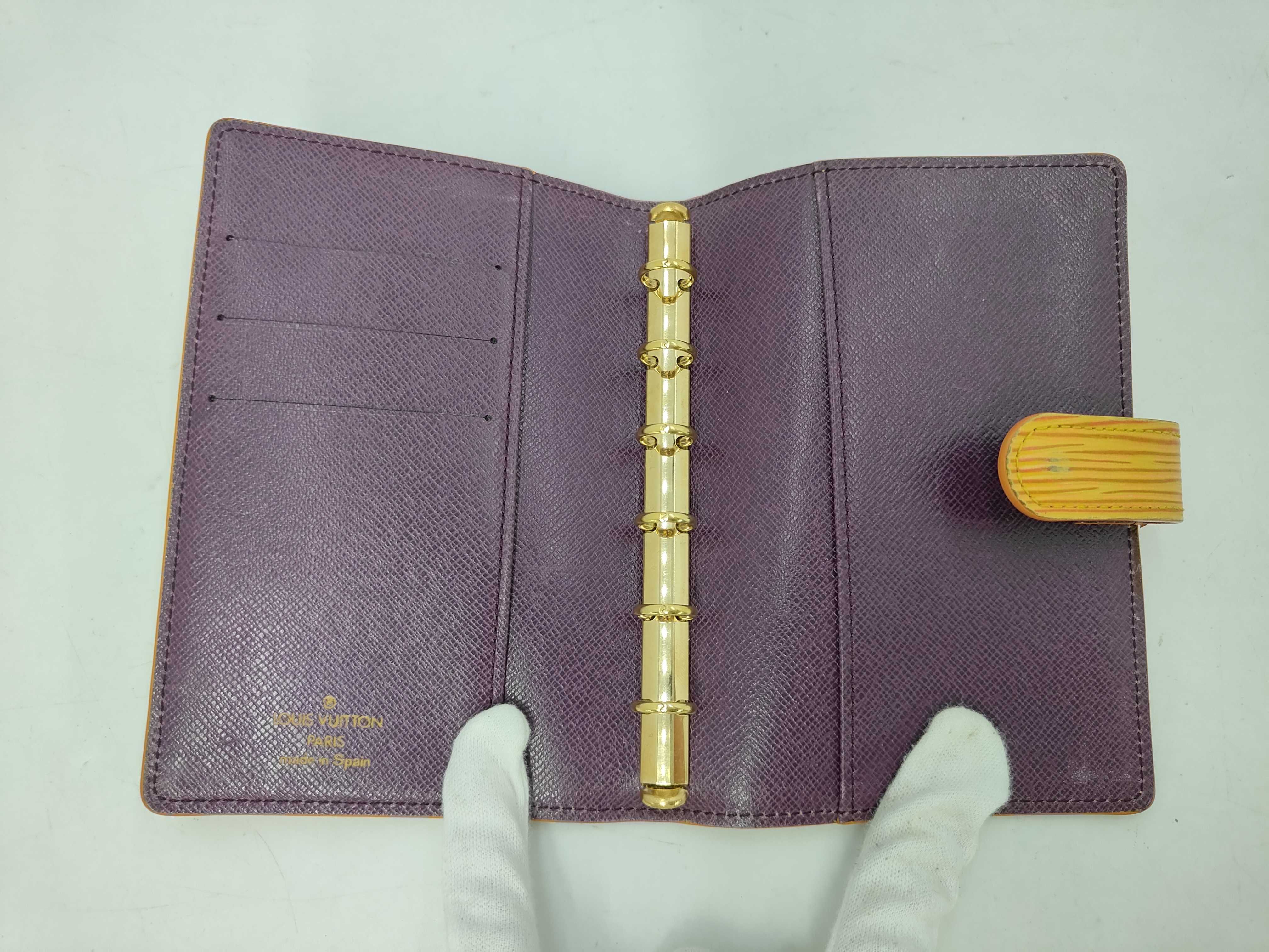 Epi Louis Vuitton Agenda Notebook Cover — view 5